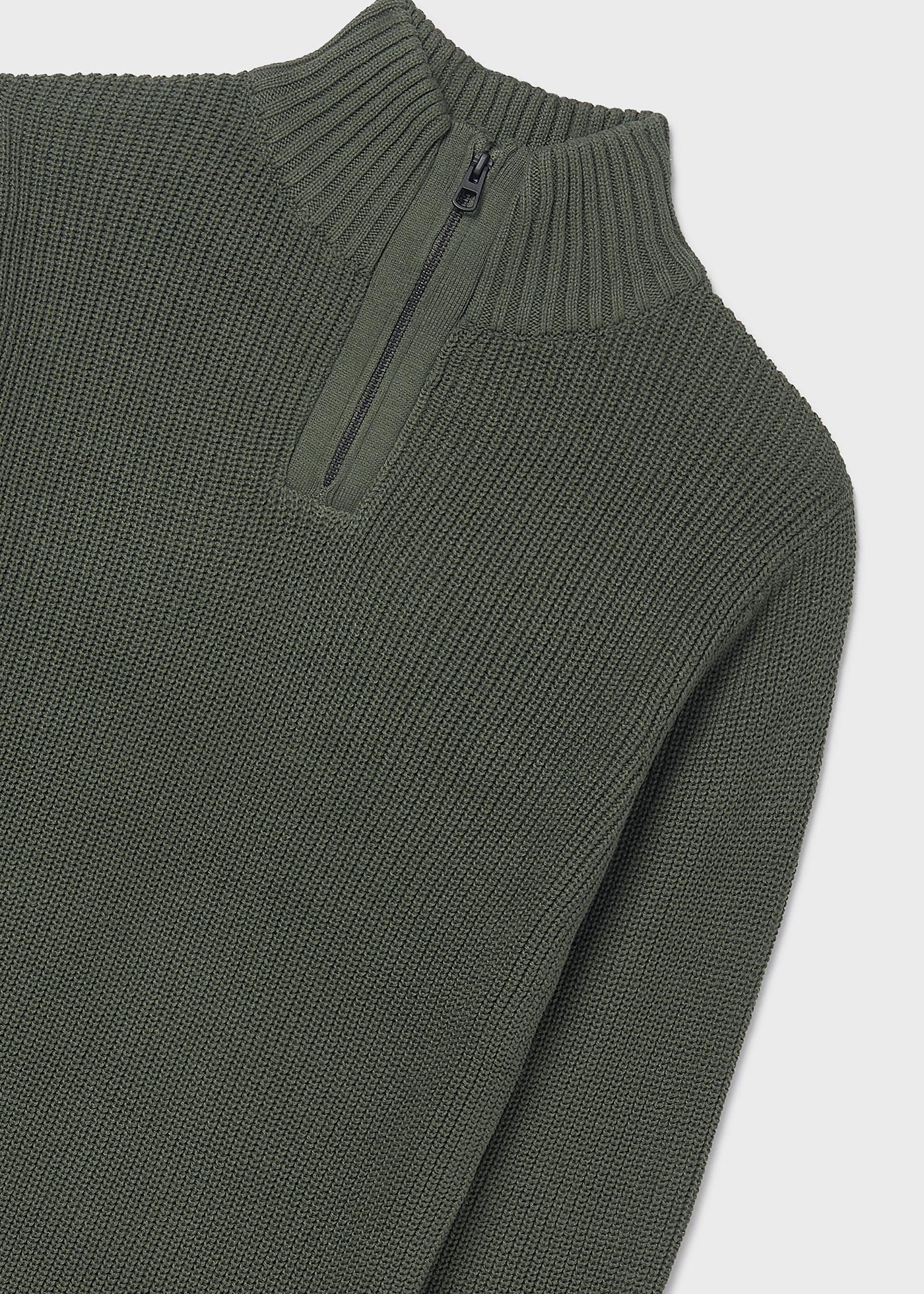 Maglione colletto cerniera ragazzo