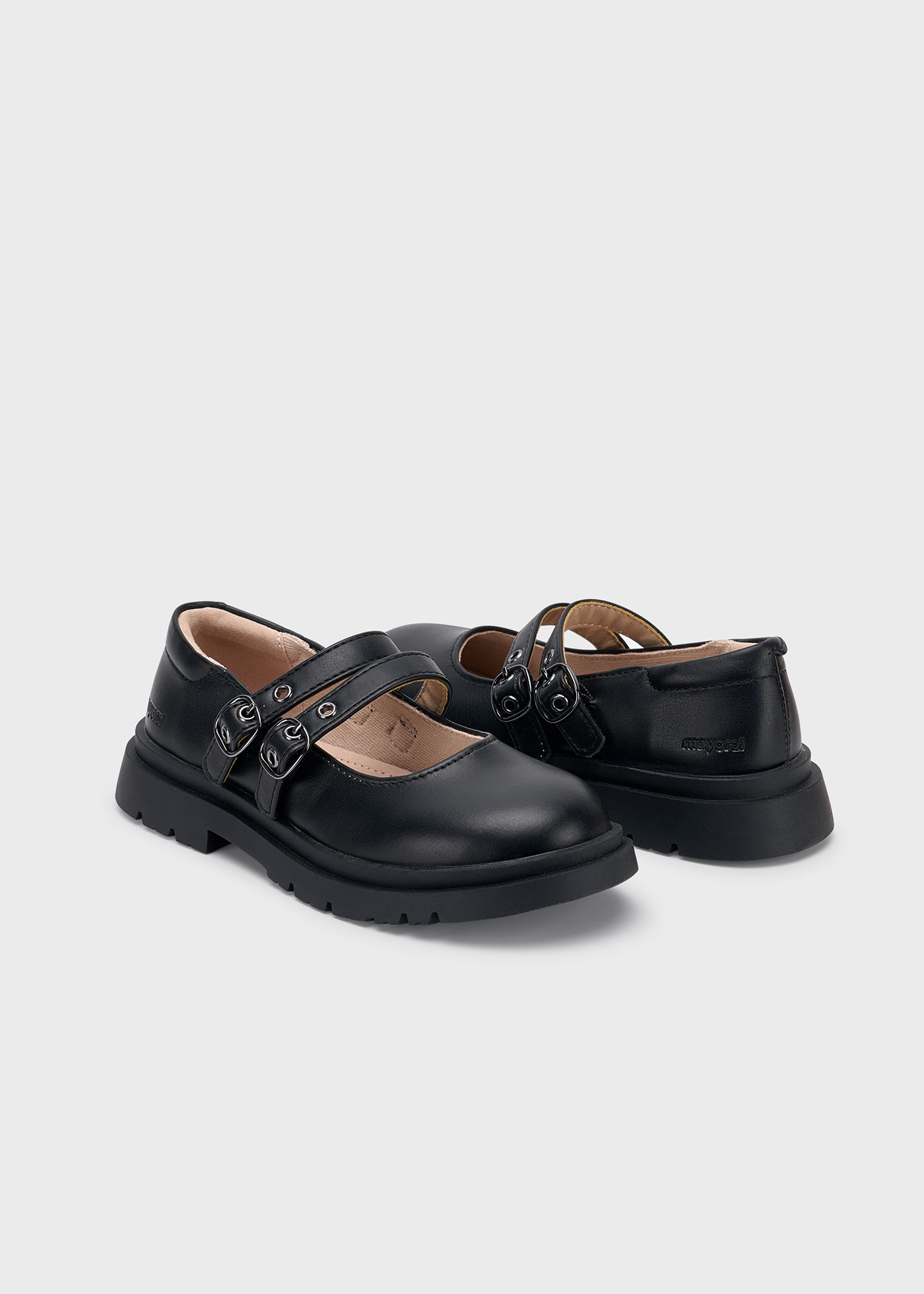 Girls toothed sole Mary Janes