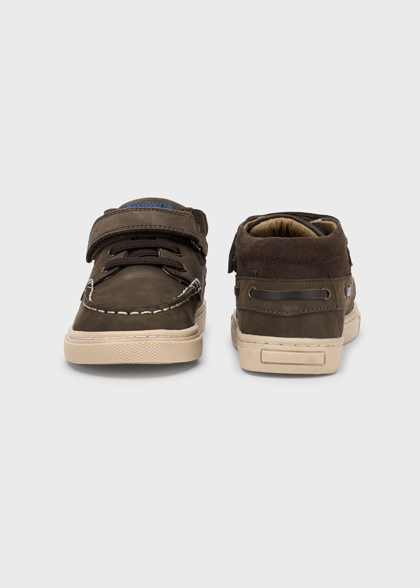 Boy Leather Boat Ankle Boots