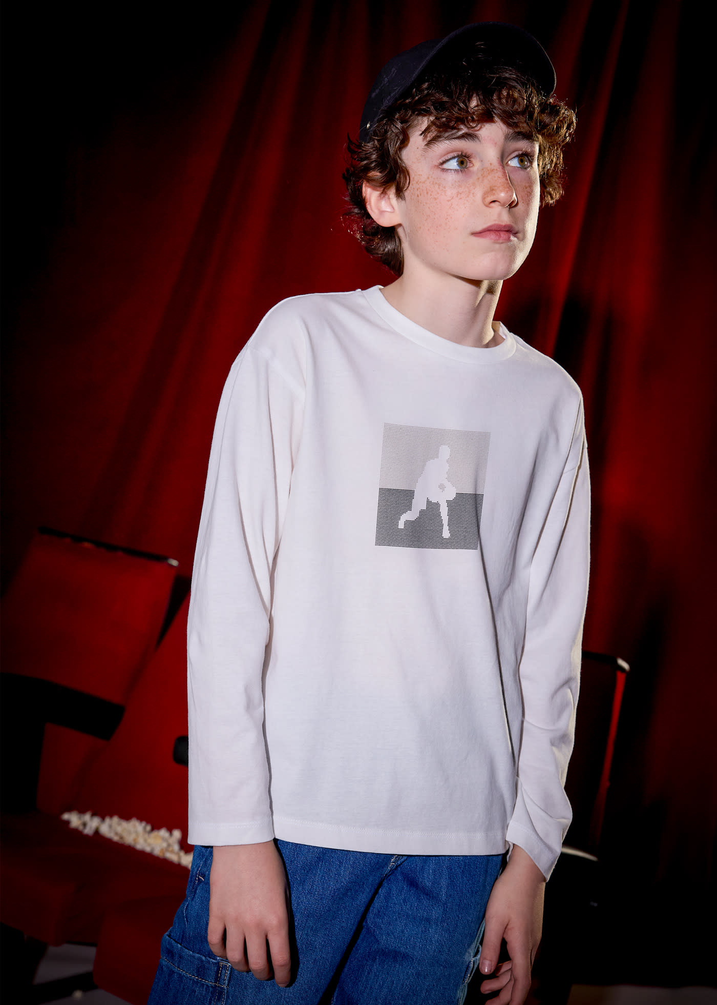 Shirt print Teenager Jungen