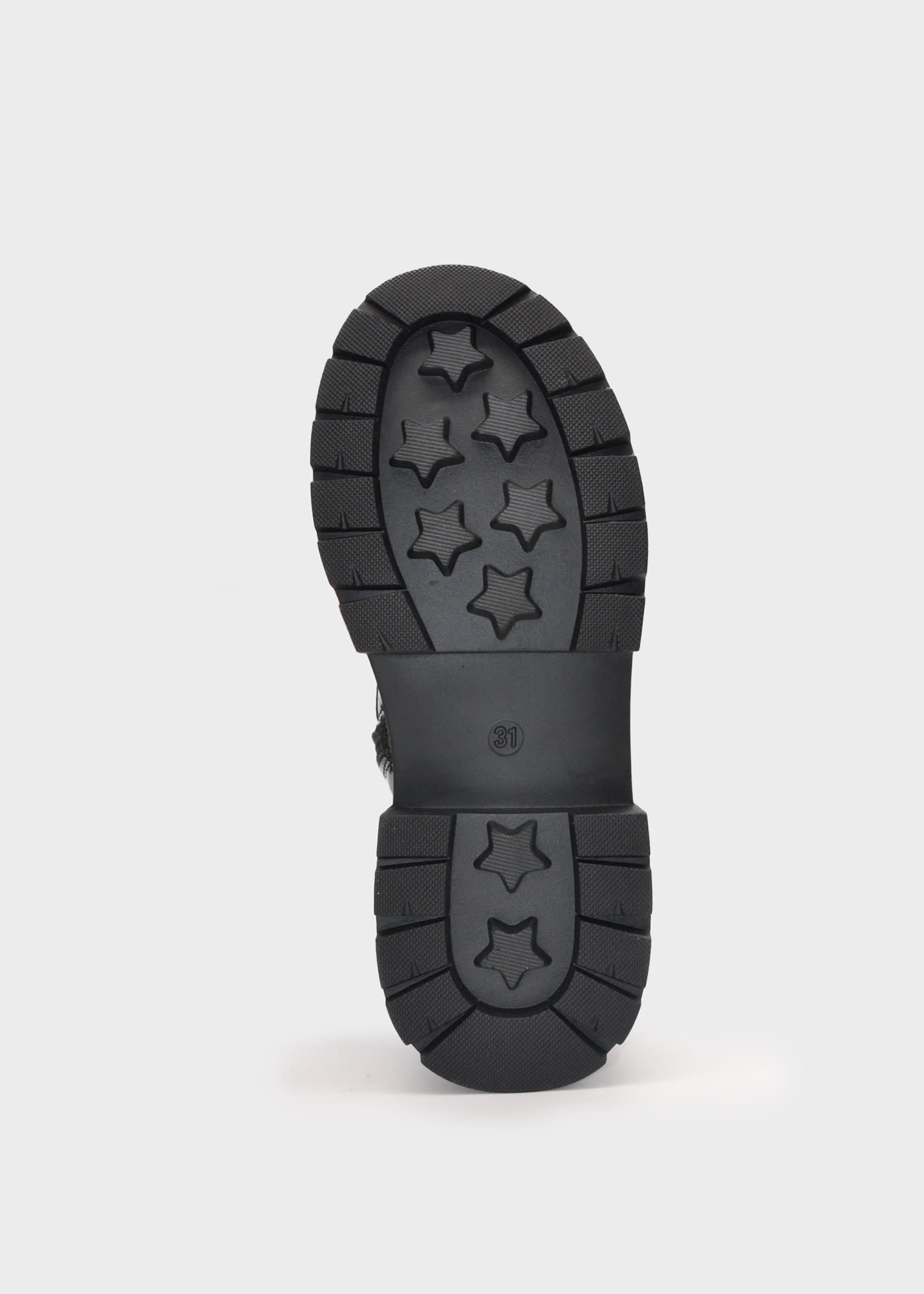 Botins biker brilhos menina