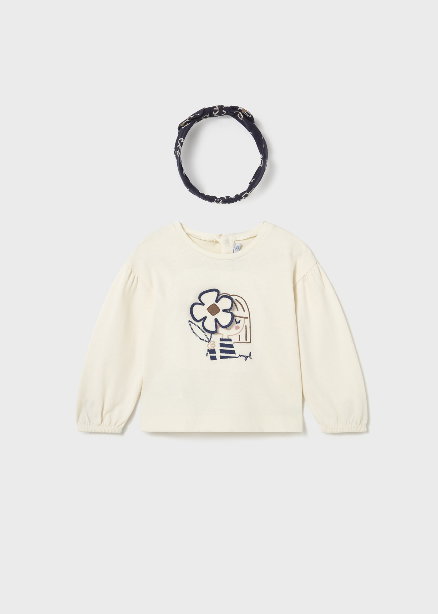 Babys shirt with headband