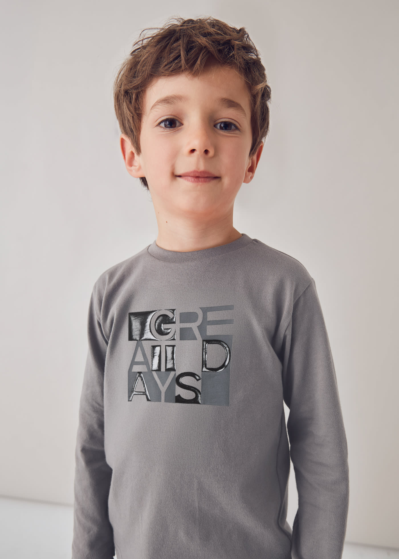 Playera letras niño