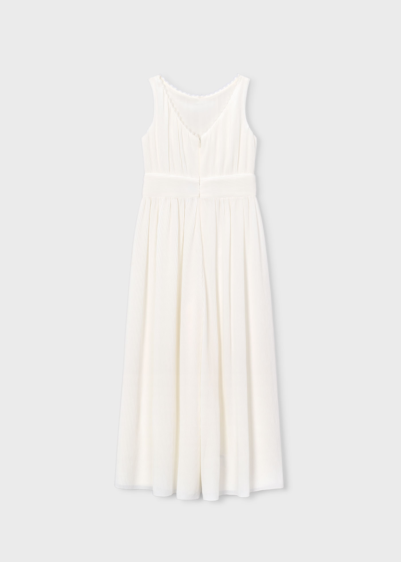 Pleated communion dress