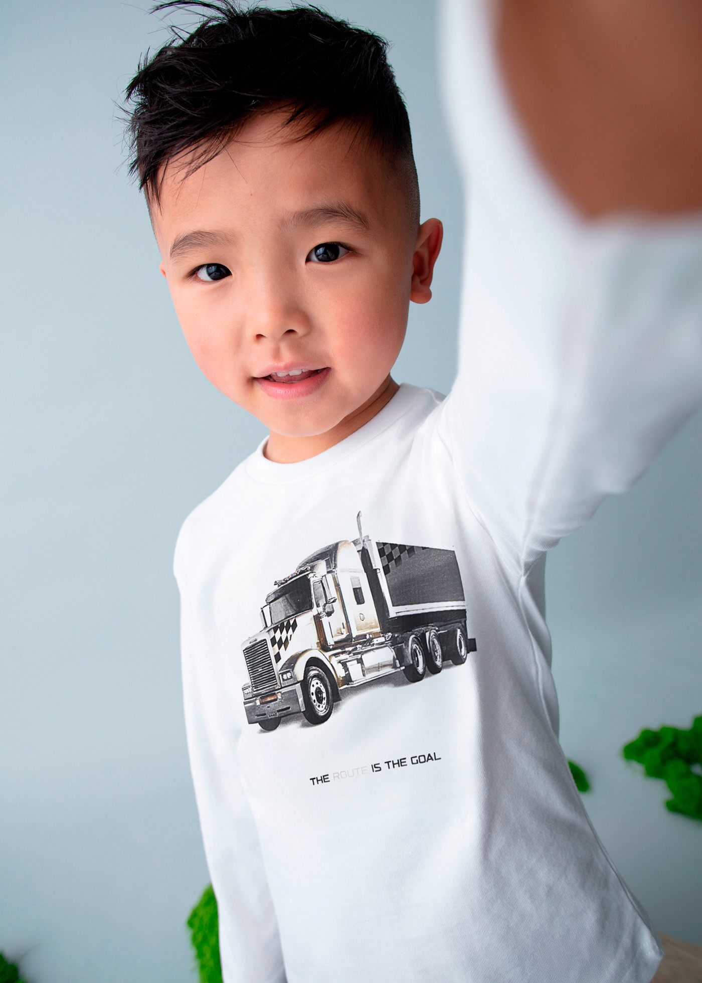Playera camión niño