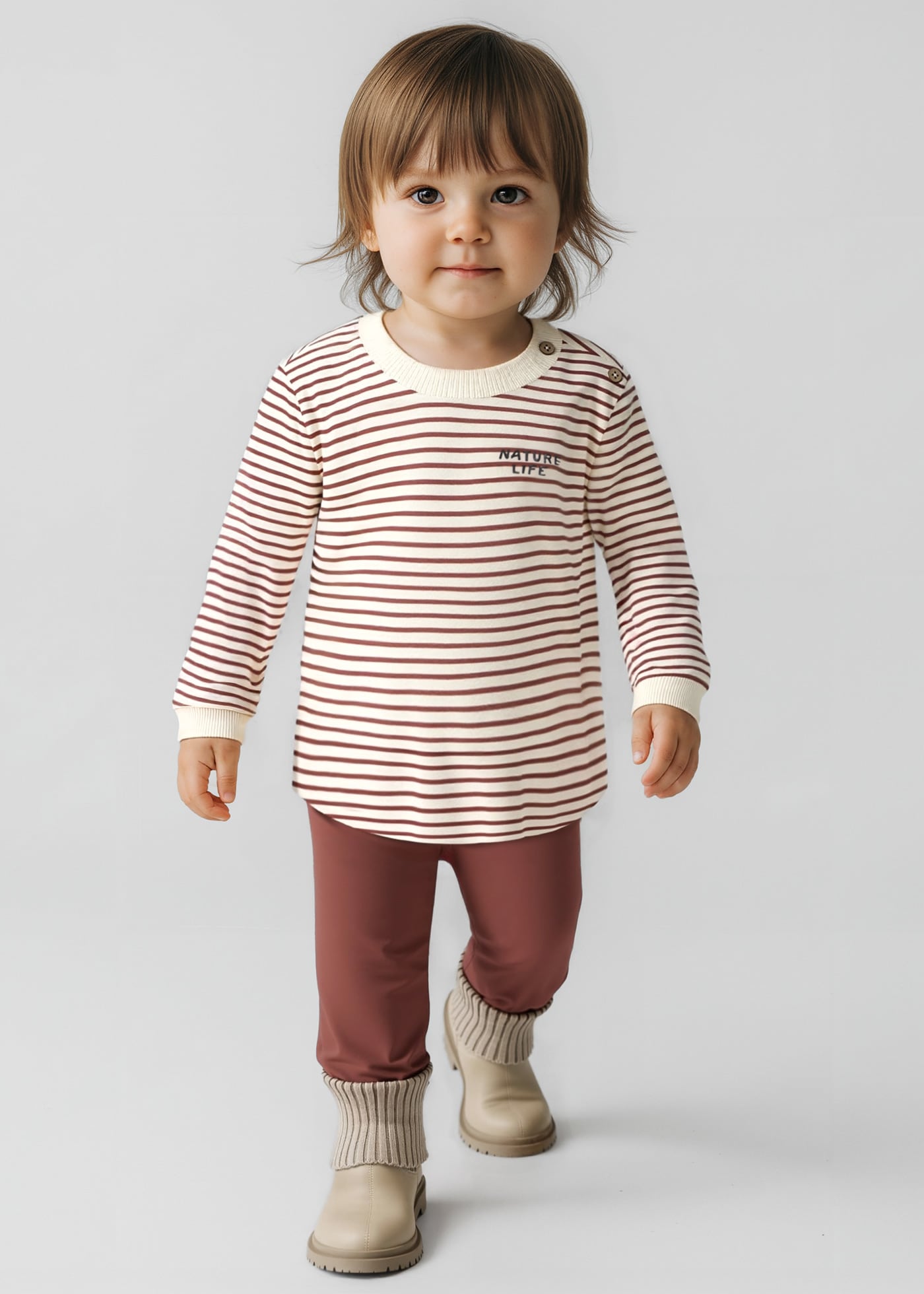 Baby unisex oversized legging set