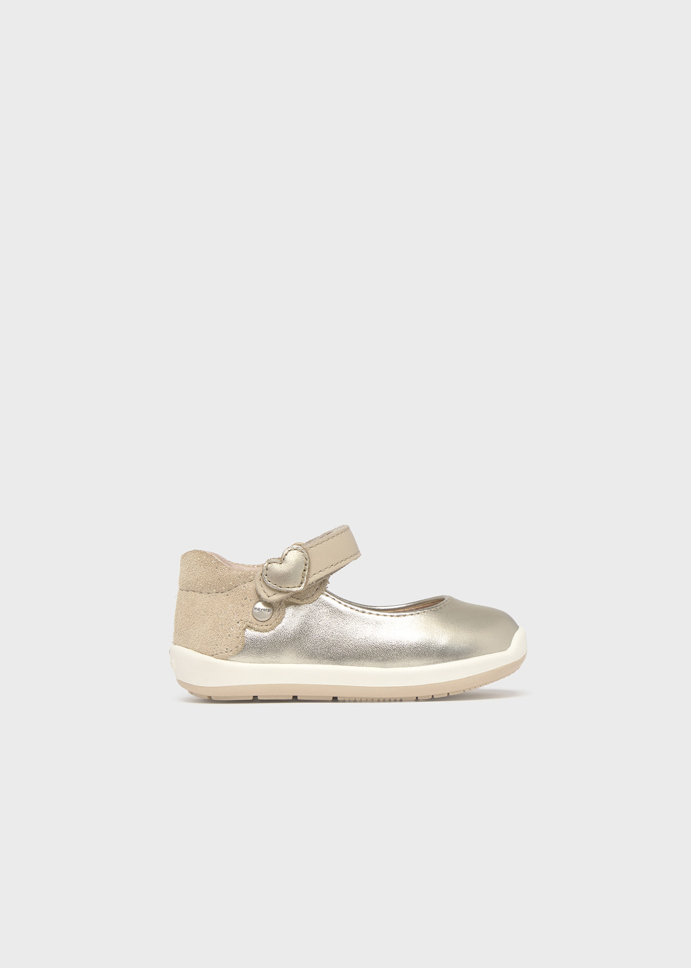 Baby metallic Mary Janes