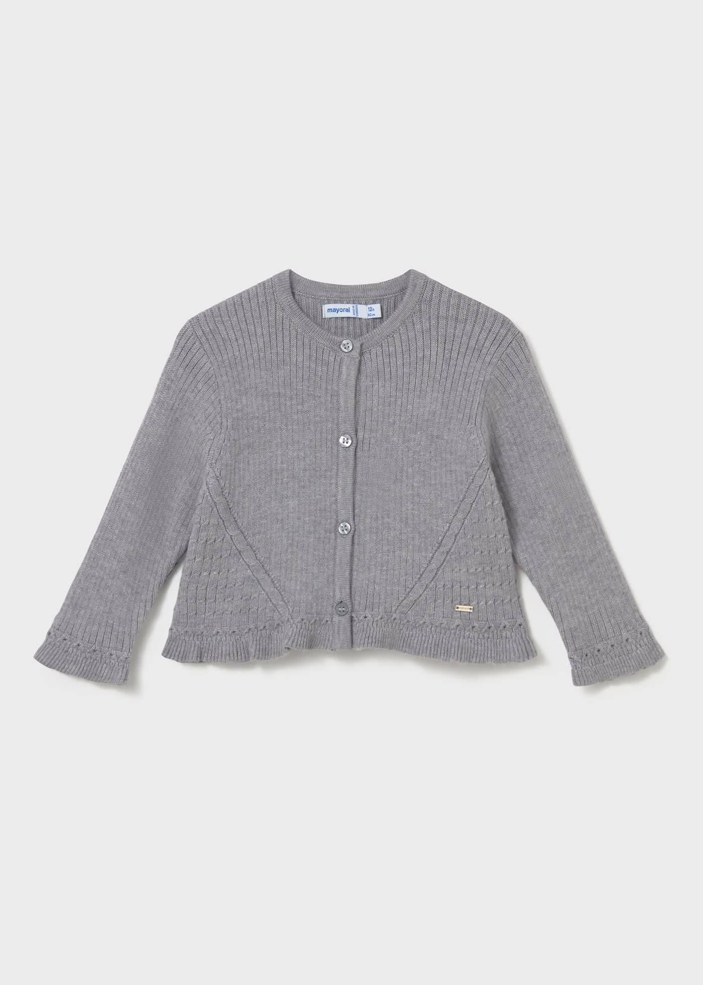 Cardigan cu volanase bebe