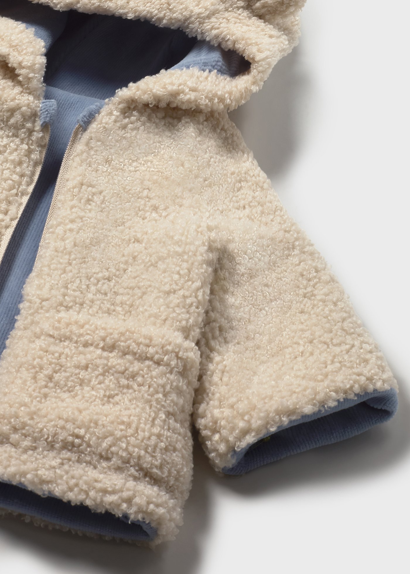 Newborn reversible sheepskin coat