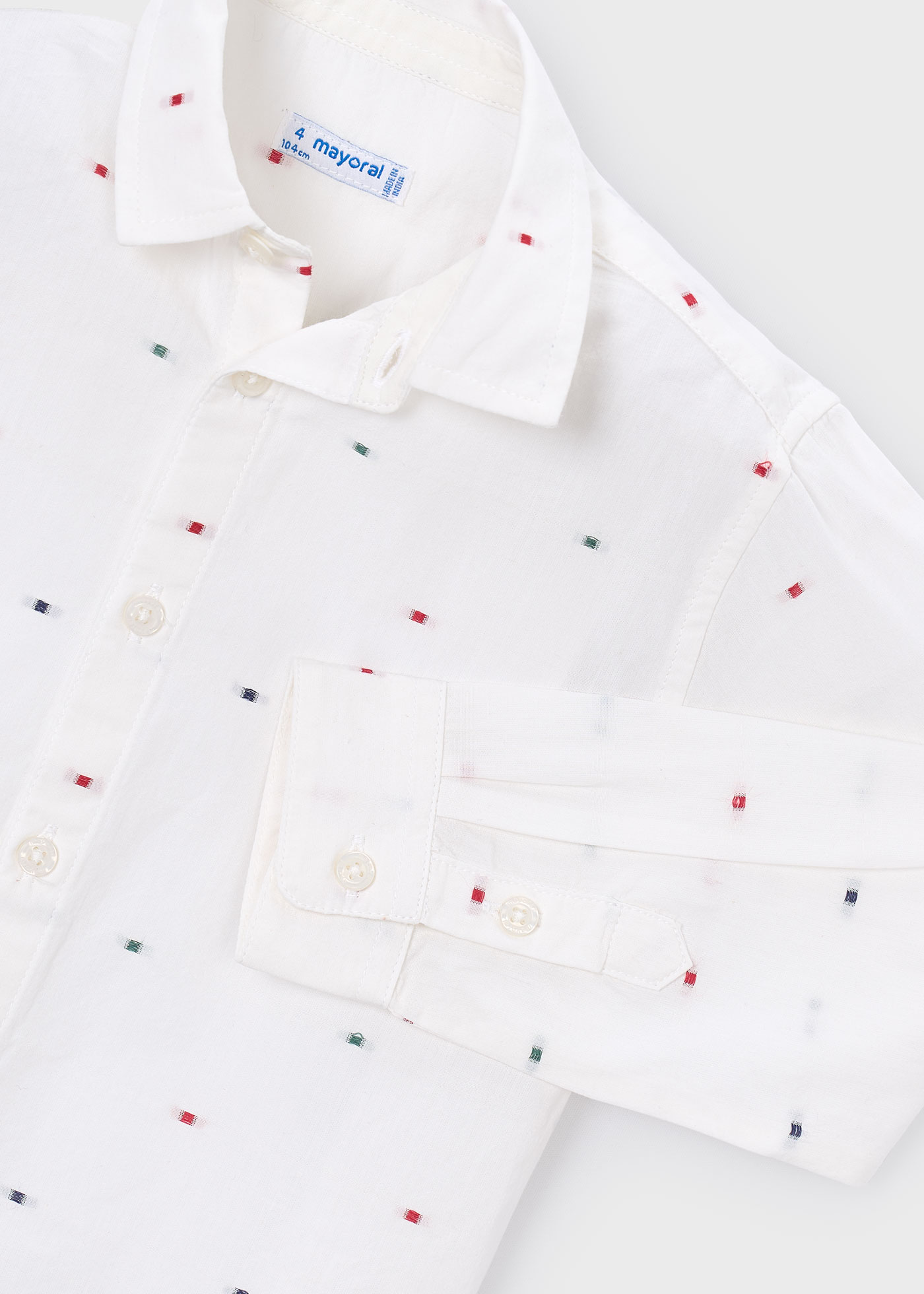 Camisa jacquard niño