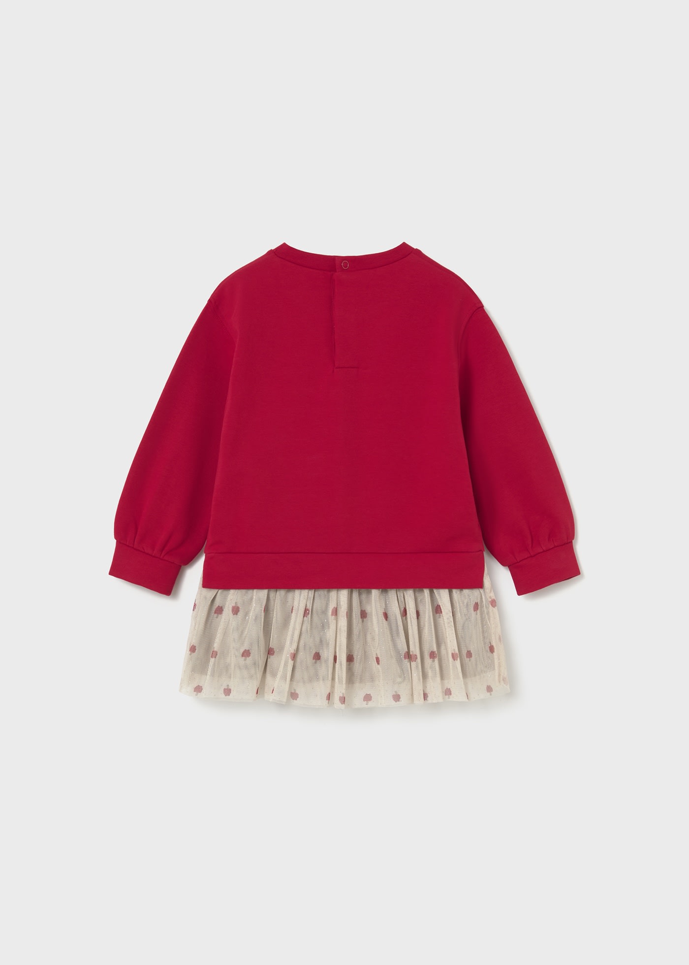 Комбинирана рокля с тюл за бебе