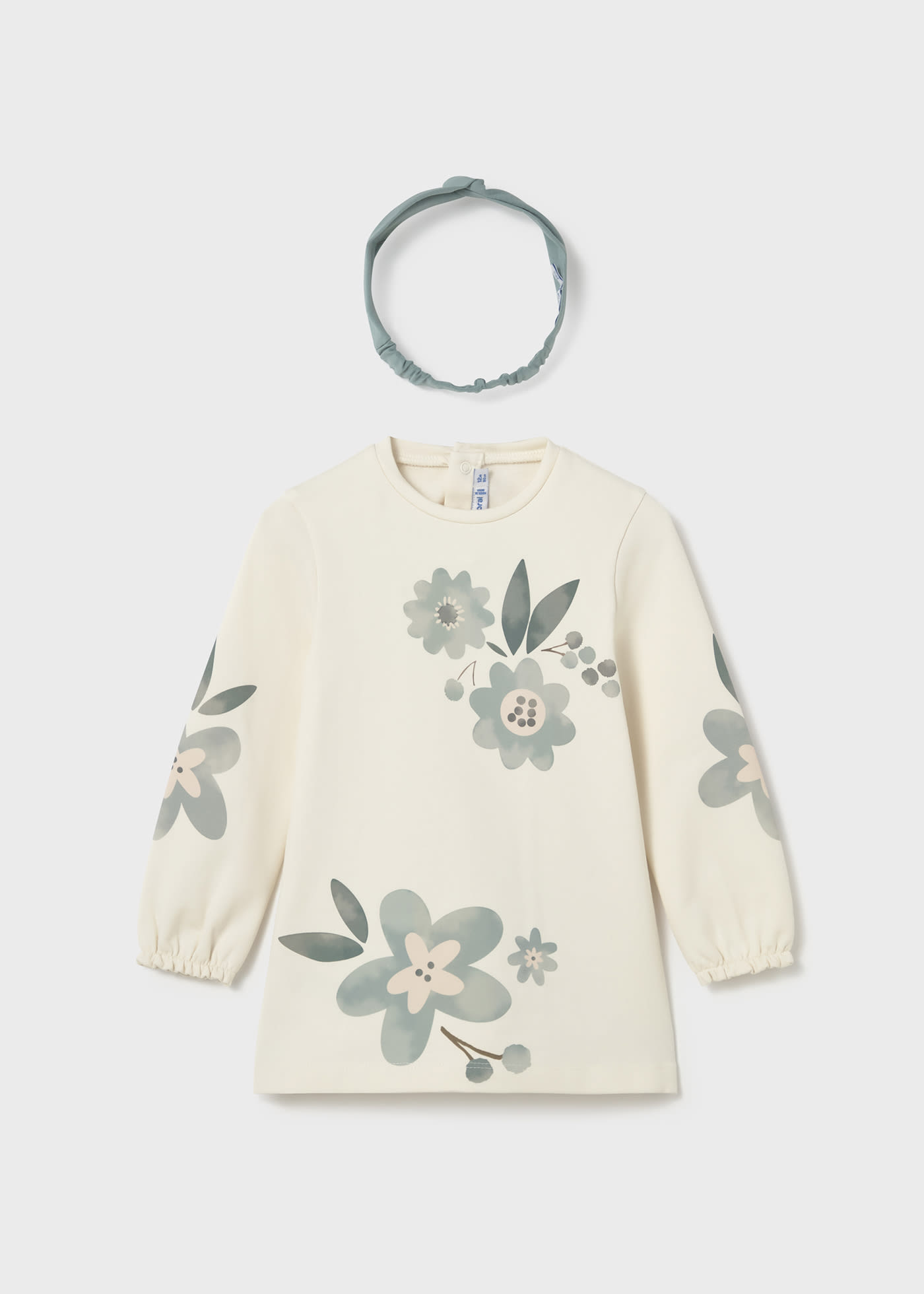 Baby floral terry dress