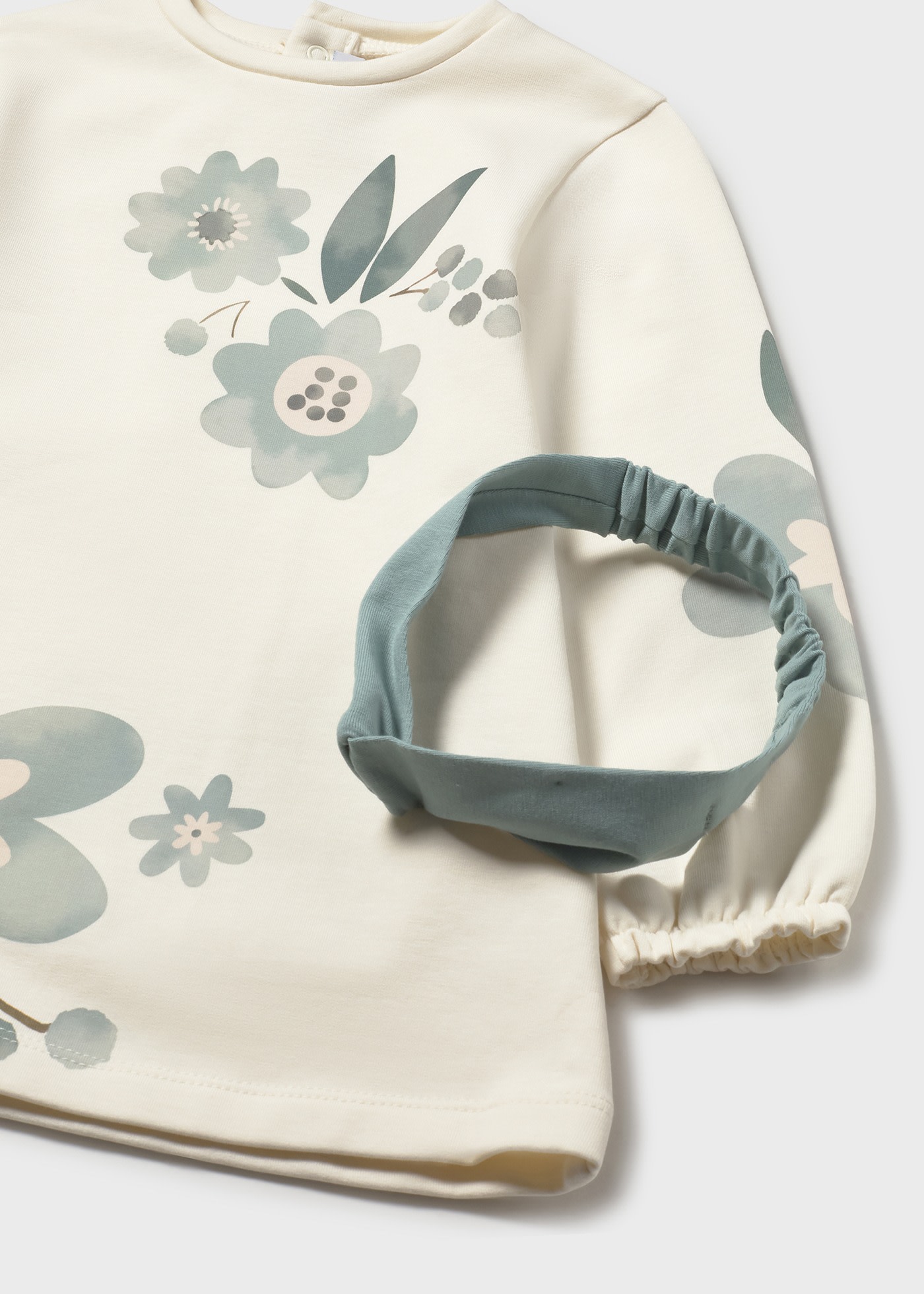Baby floral terry dress