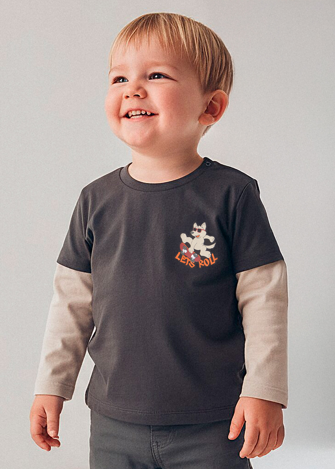 Babys double sleeve t-shirt