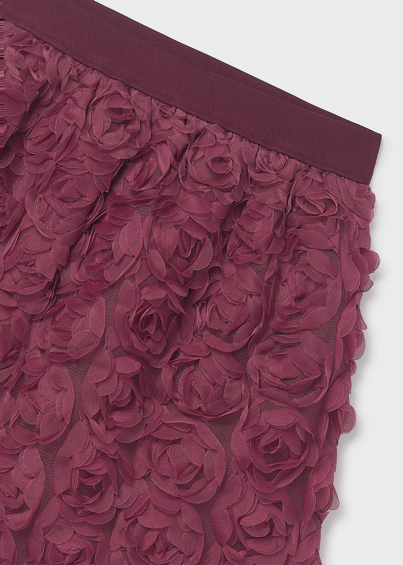 Girl's floral tulle skirt