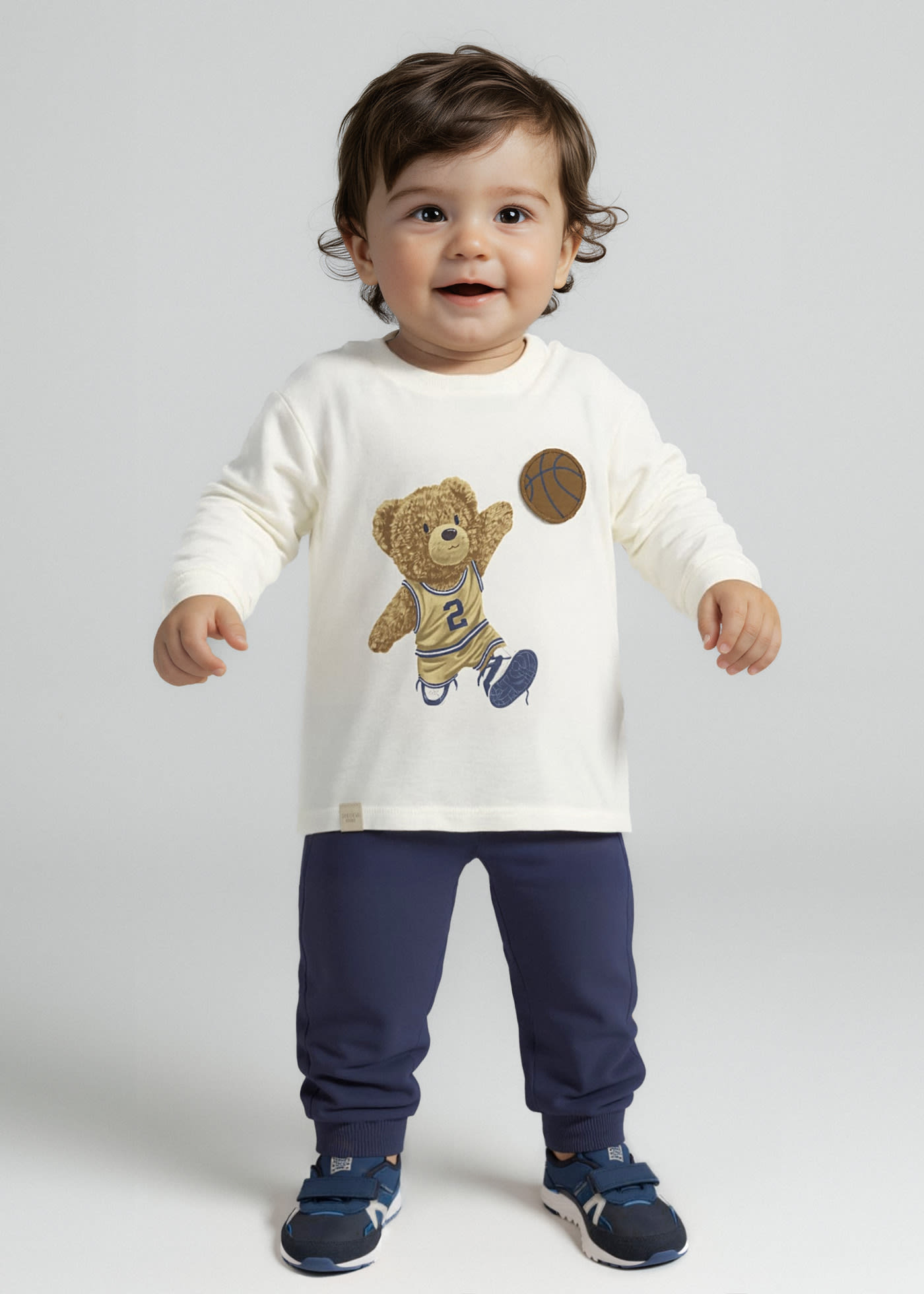 Pantaloni sport basic bebe Pantaloni sport basic bebe