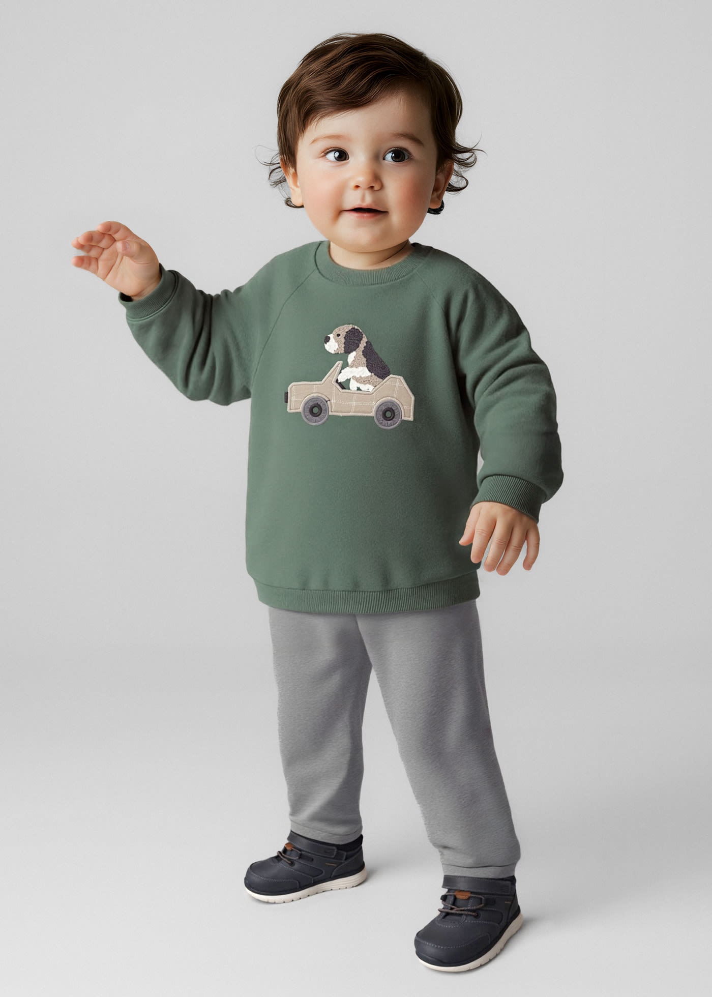 Survêtement voiture 2 pantalons bébé