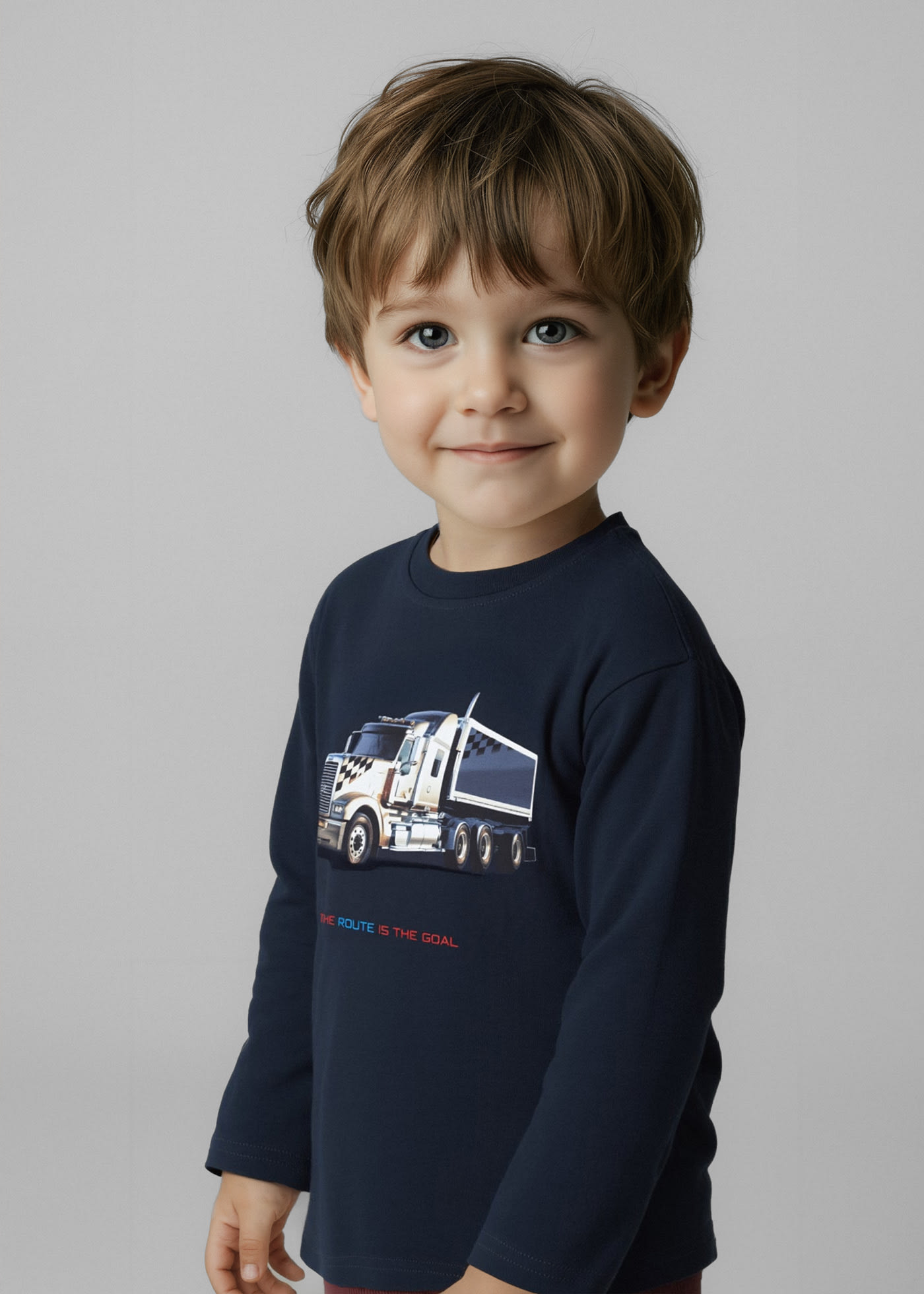 Playera camión niño