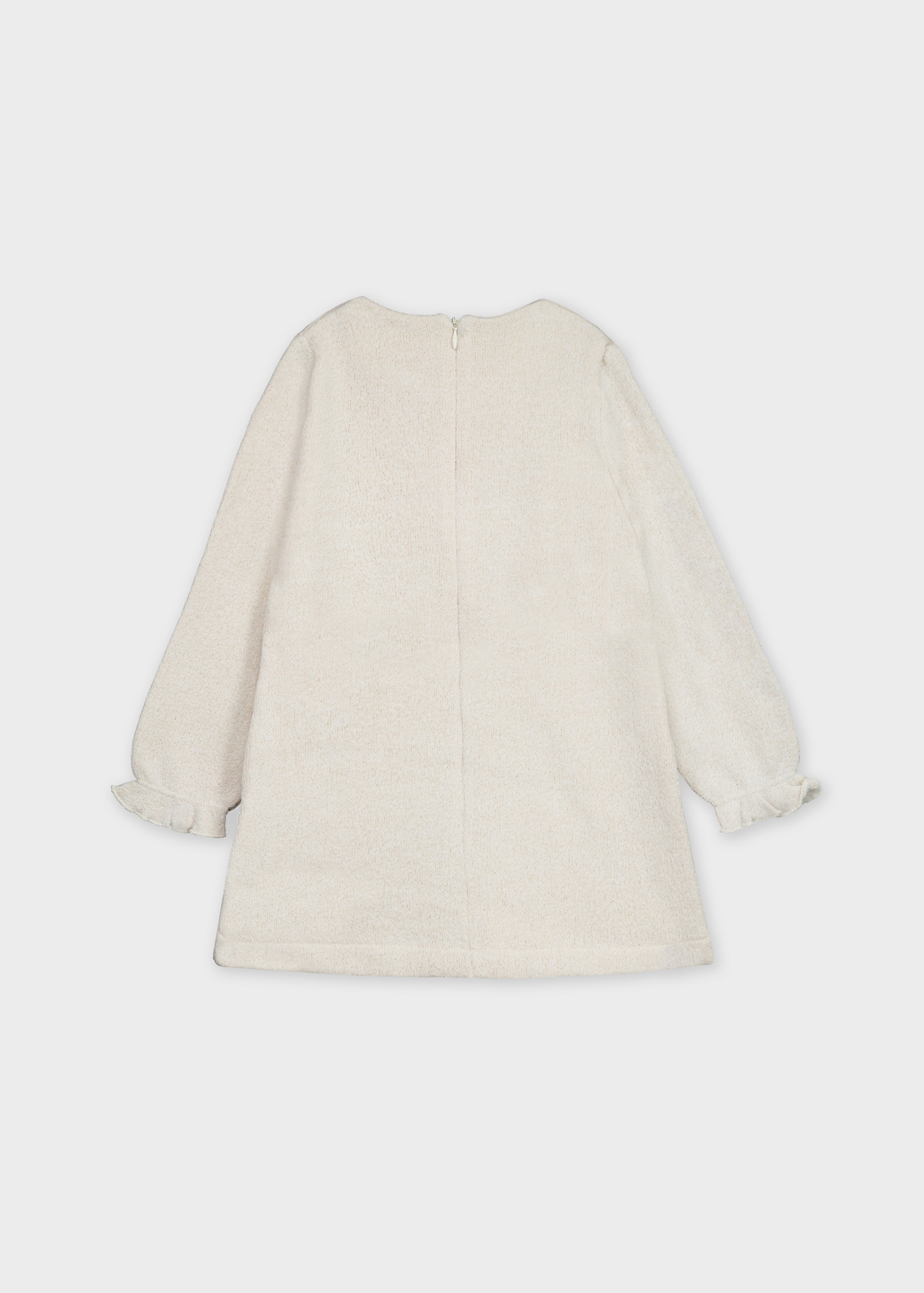 Robe en molleton brodée fille