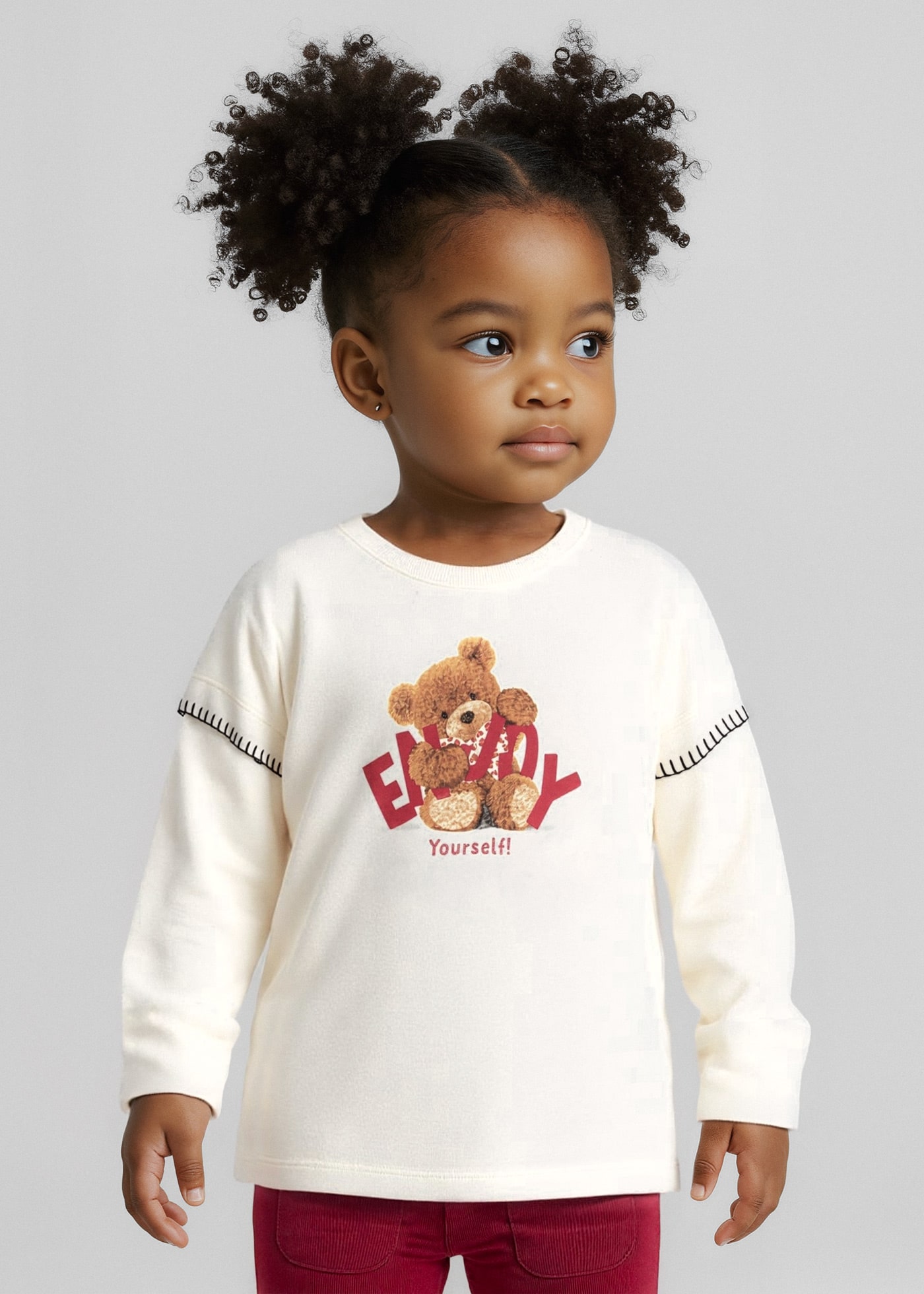 Camiseta oso niña