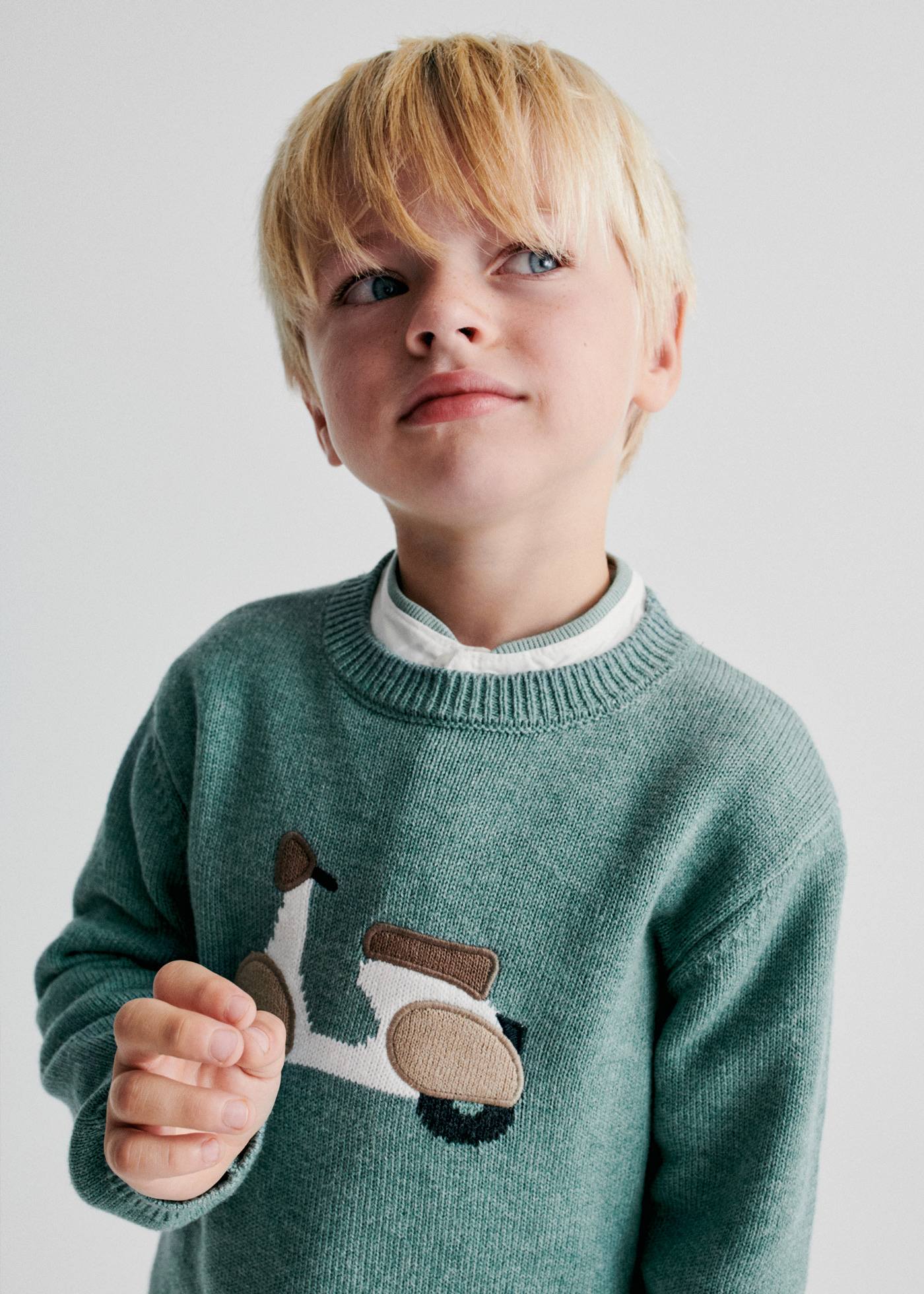 Maglione intarsio bambino