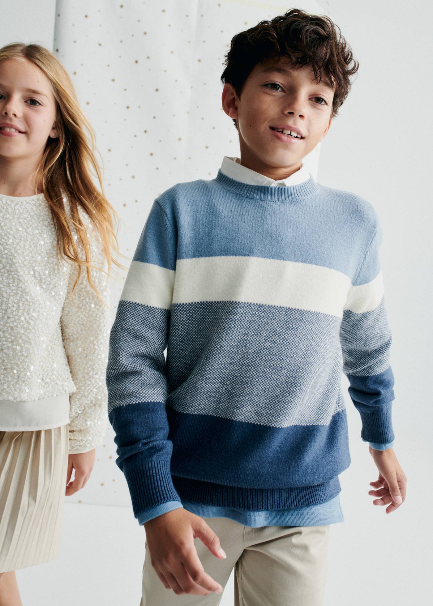 Boy's striped sweater