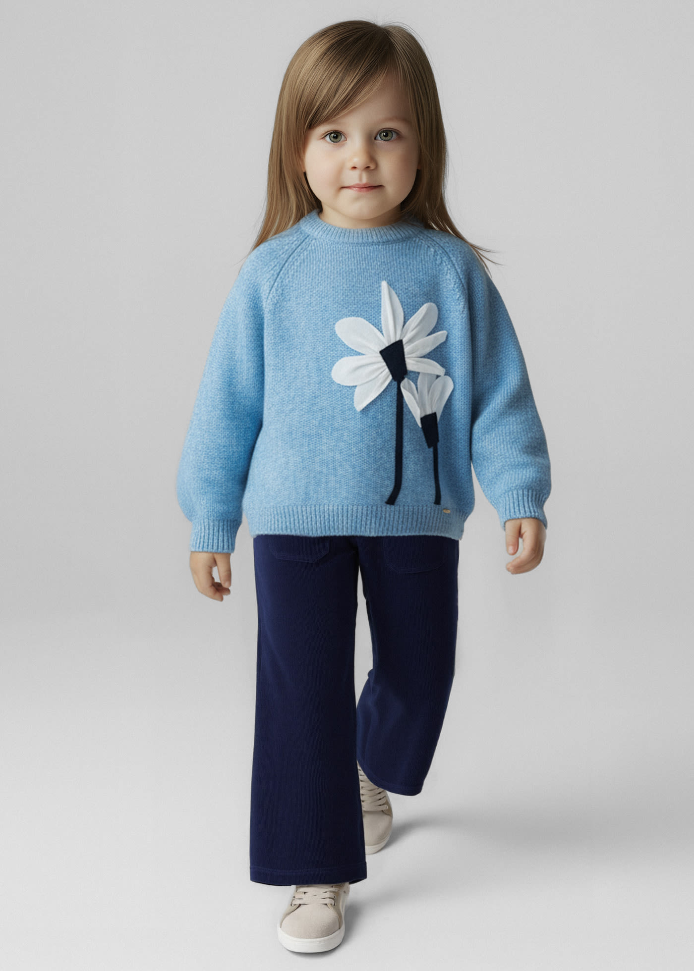 Pantalón punto pana niña