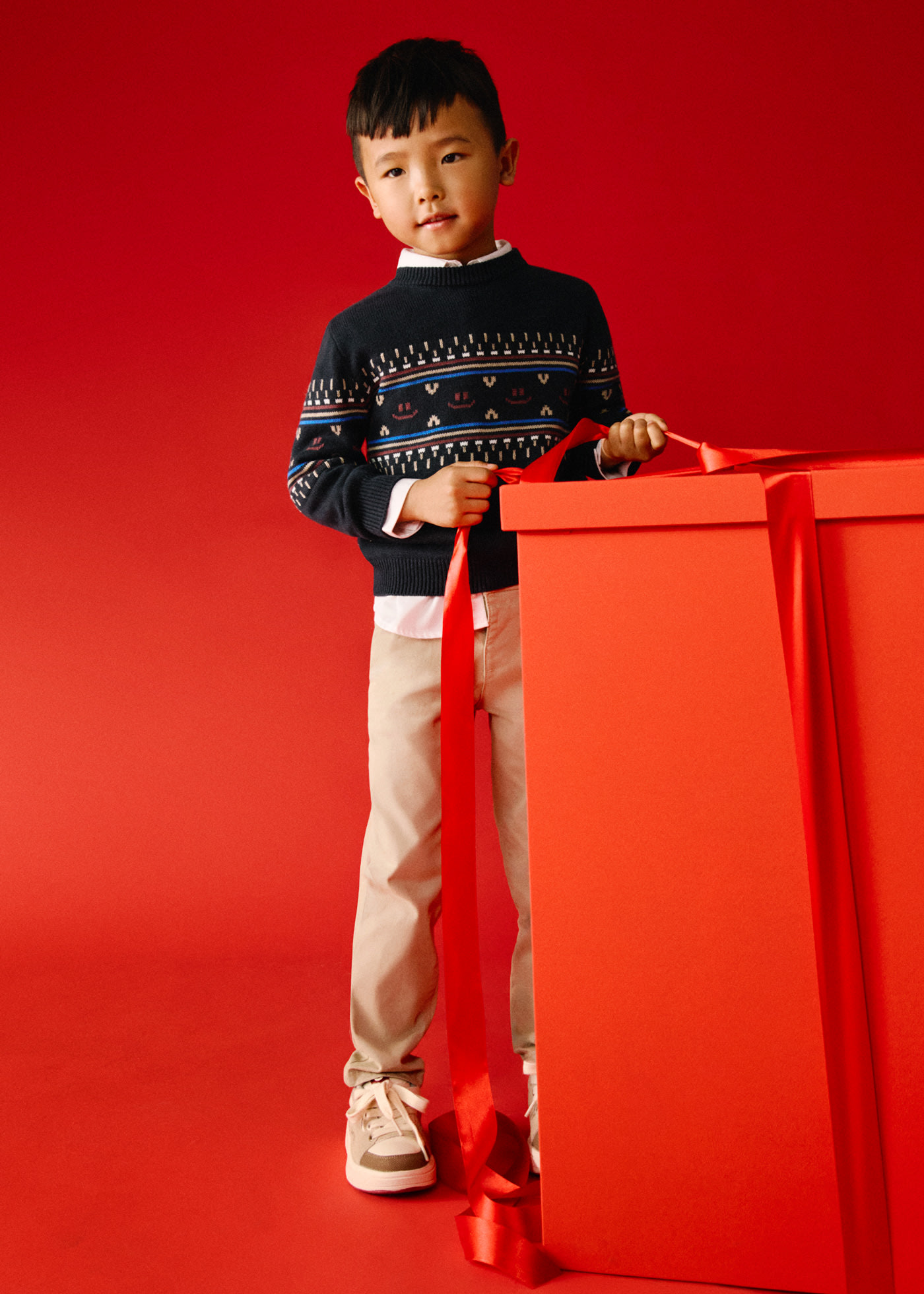 Pantalón chino básico niño