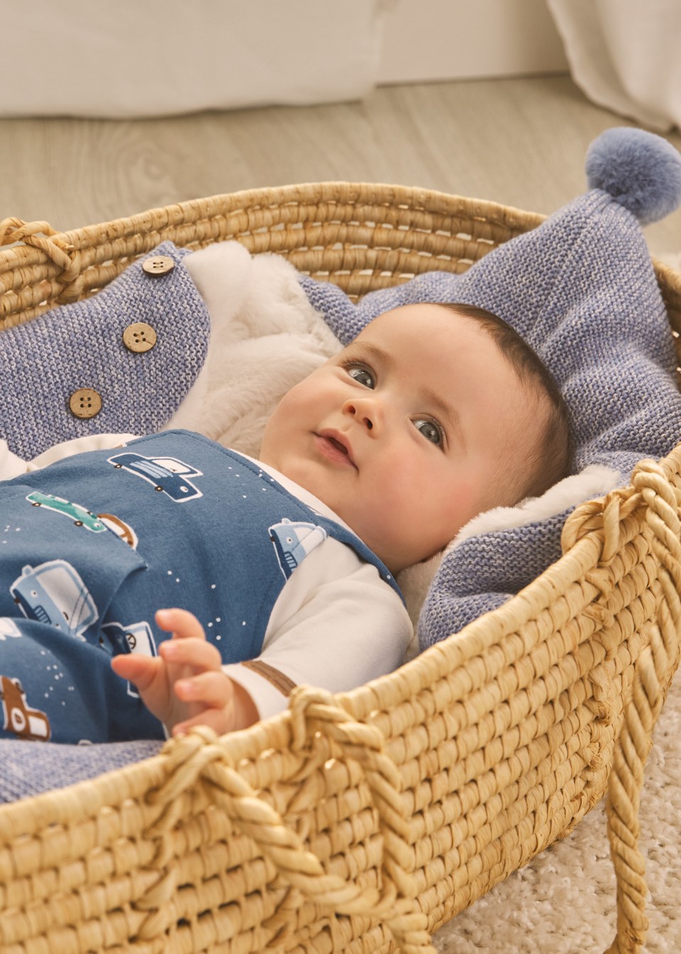 Saco de dormir tricot bebé