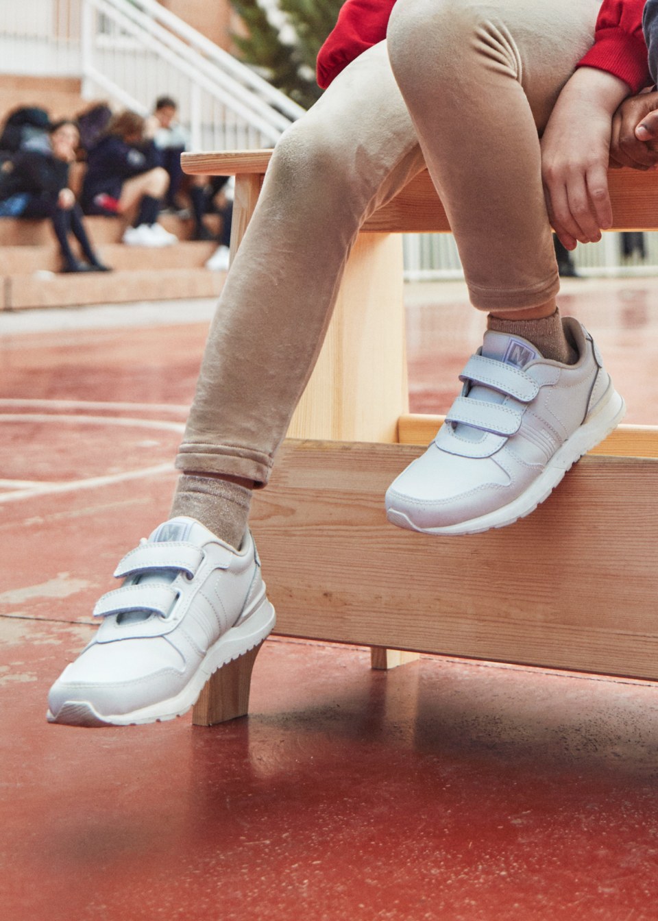 Buty sportowe szkolne ze skóry