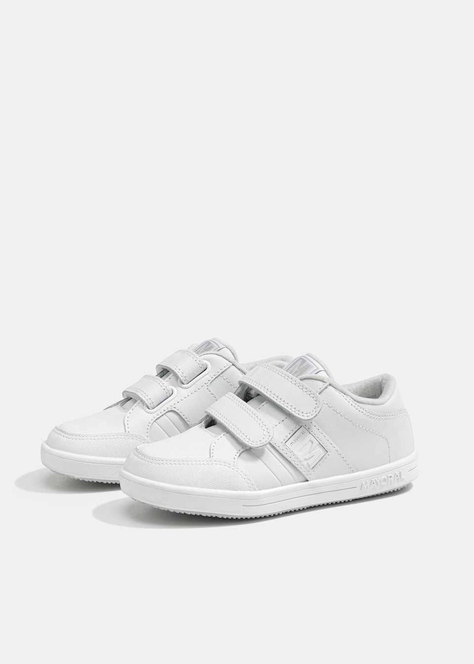 Leather school trainers