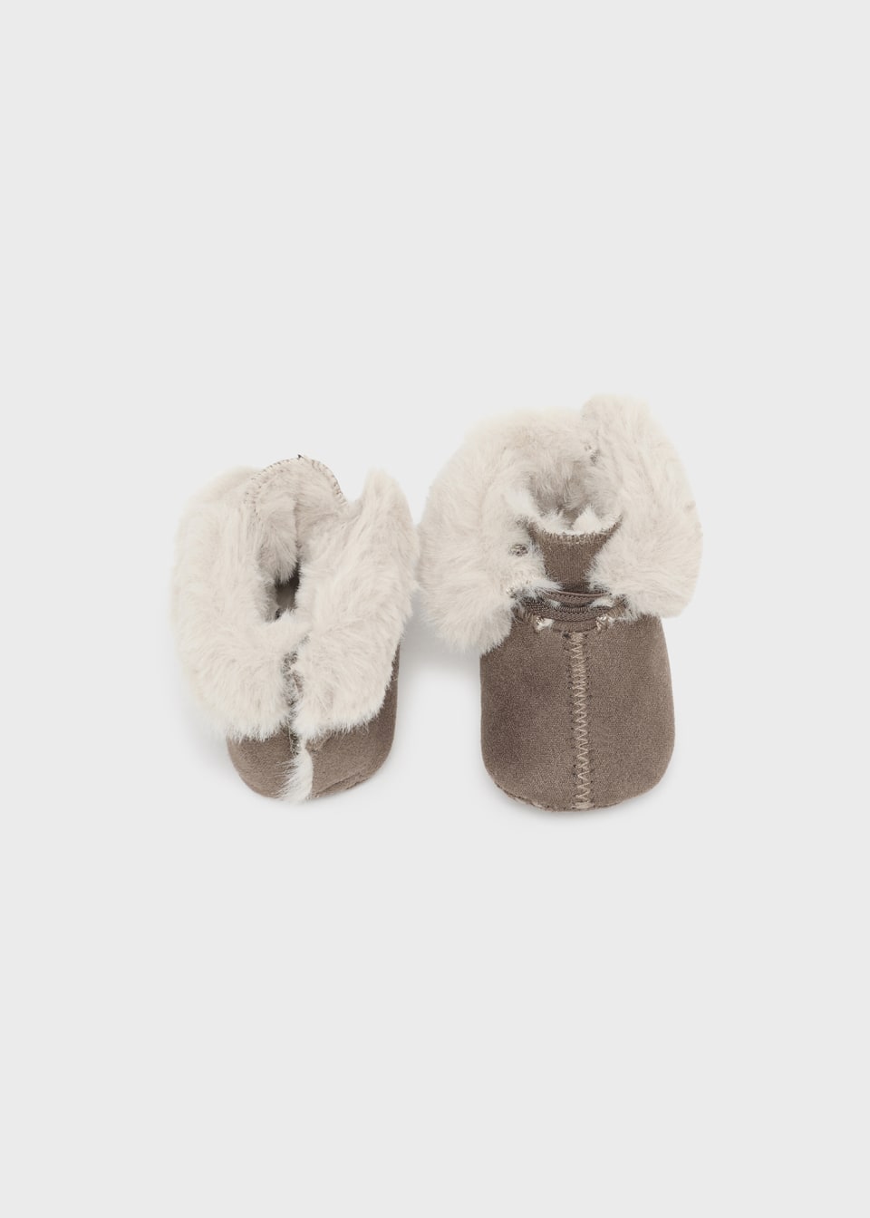 Newborn Girl Fur Ankle Boots