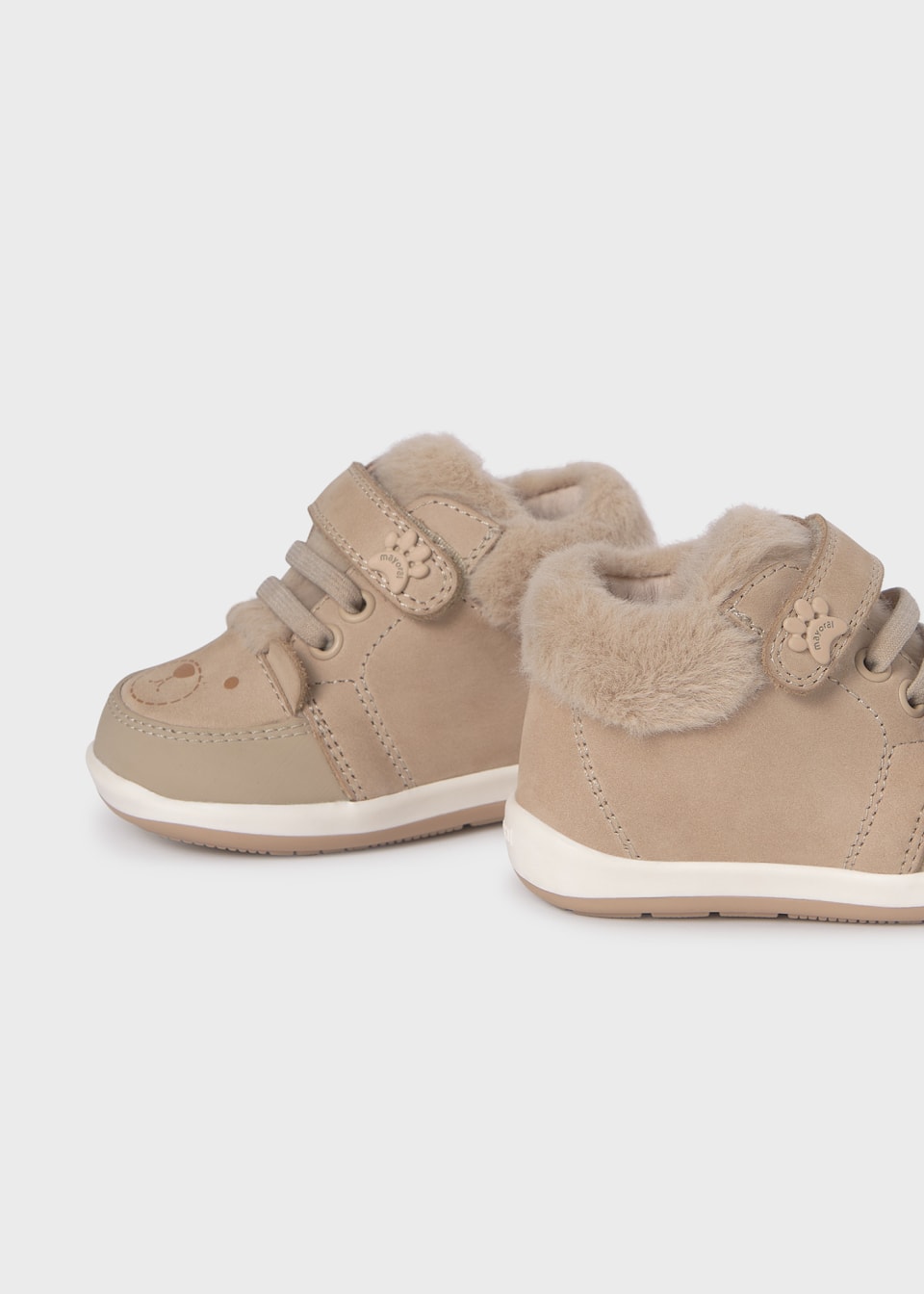 Baby Fur Detail Bear Boots