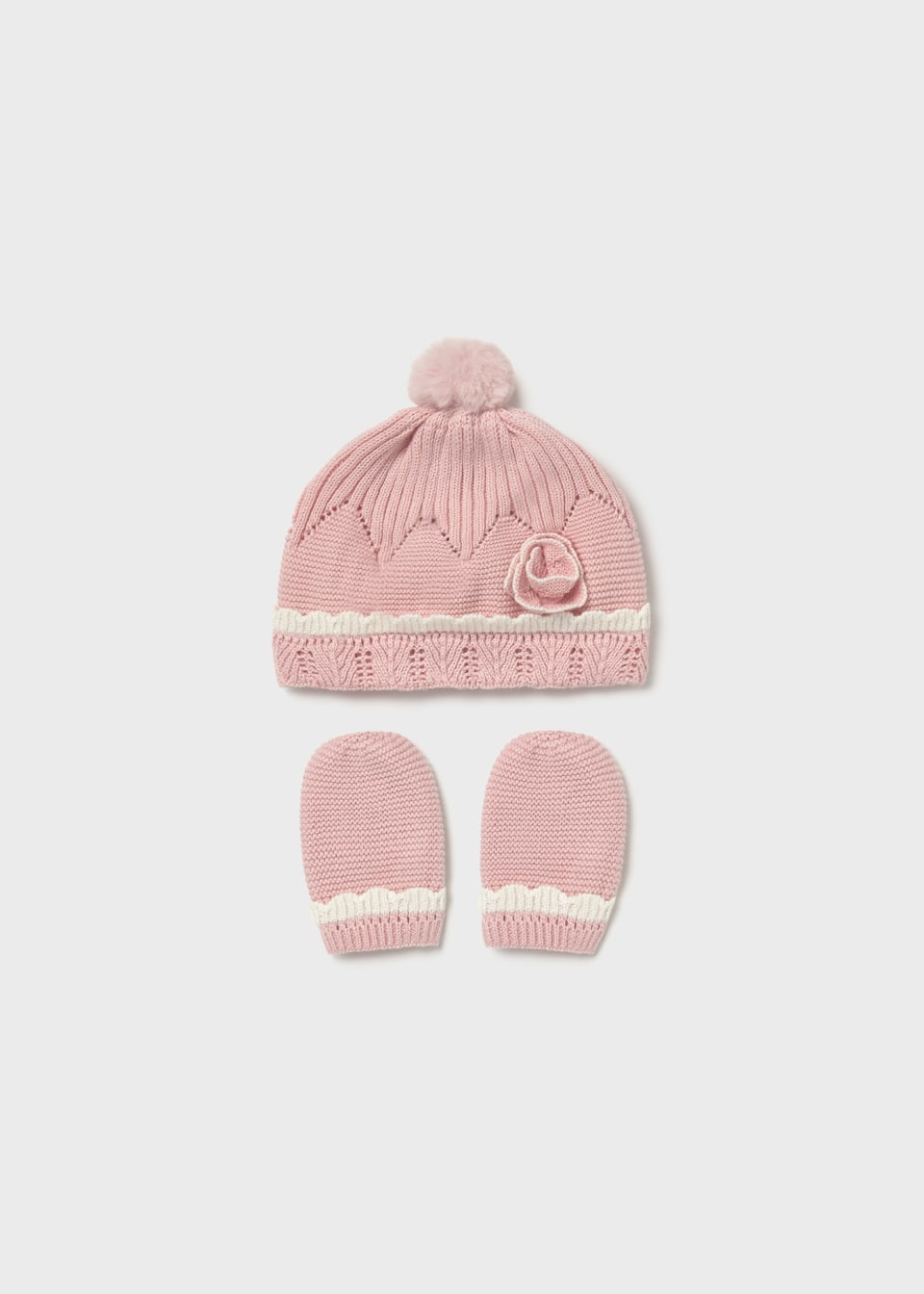 Newborn Hat and Mittens Set