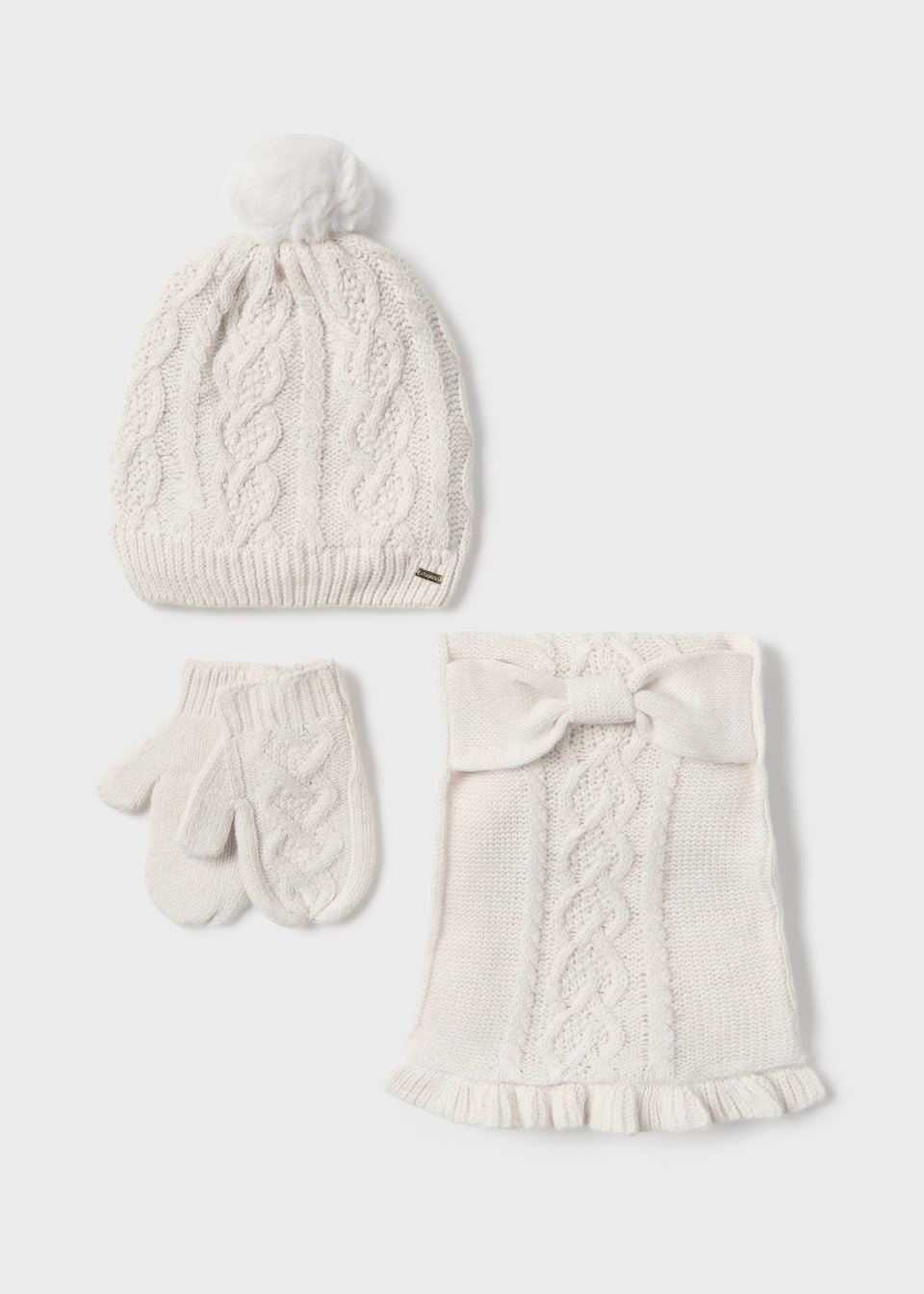 Baby 3 Piece Hat and Scarf Set