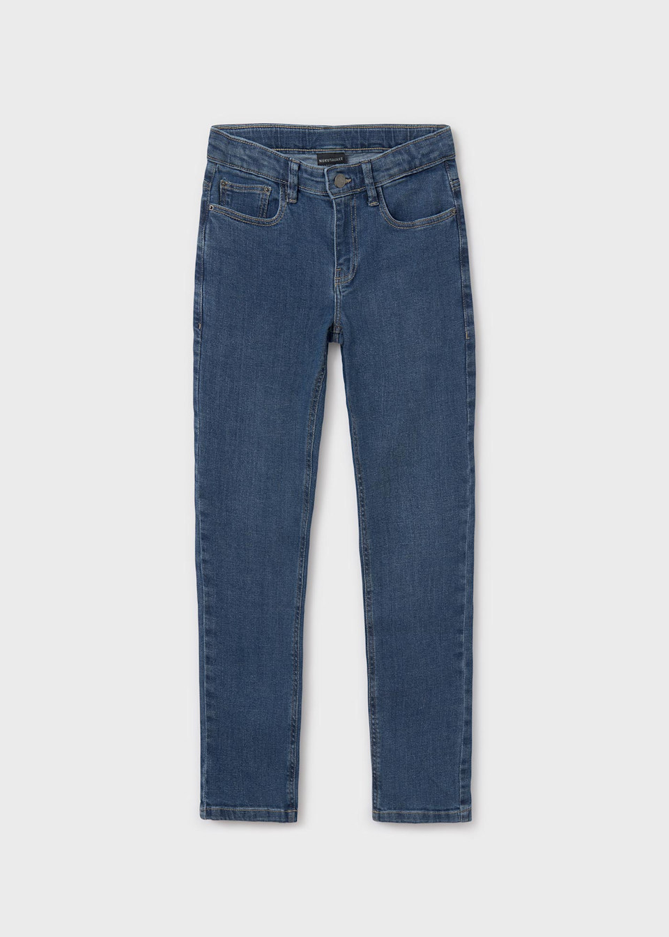 Pantaloni denim drepti basic baiat