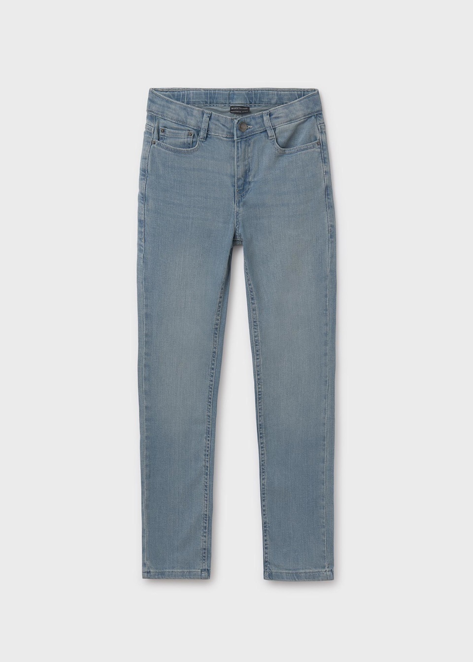 Pantaloni denim drepti basic baiat
