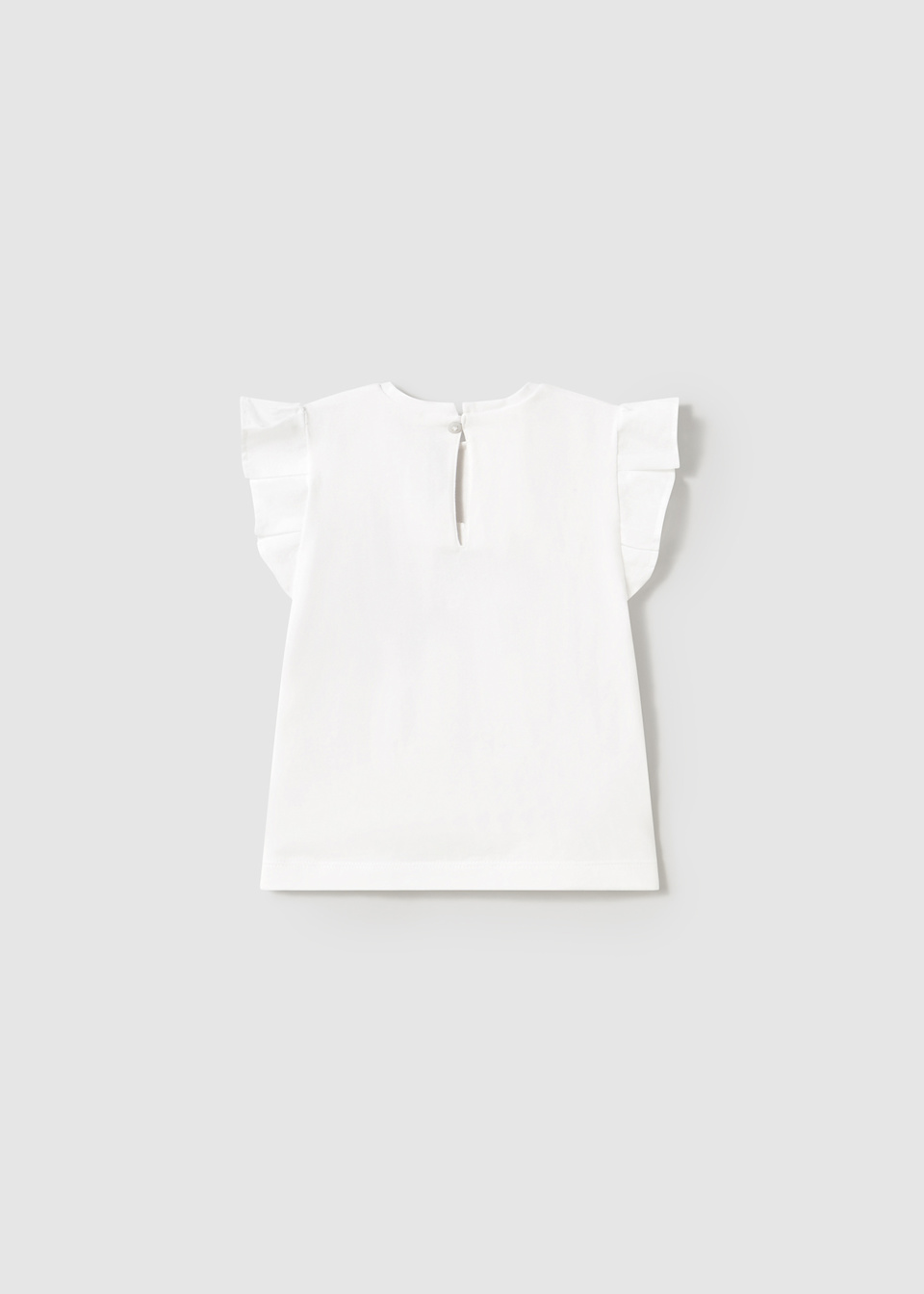 T-shirt à manches volantées bébé