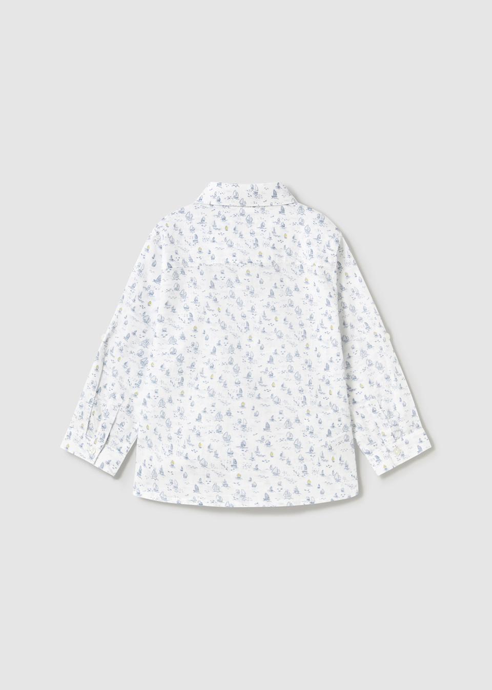 Camisa manga larga estampada bebé