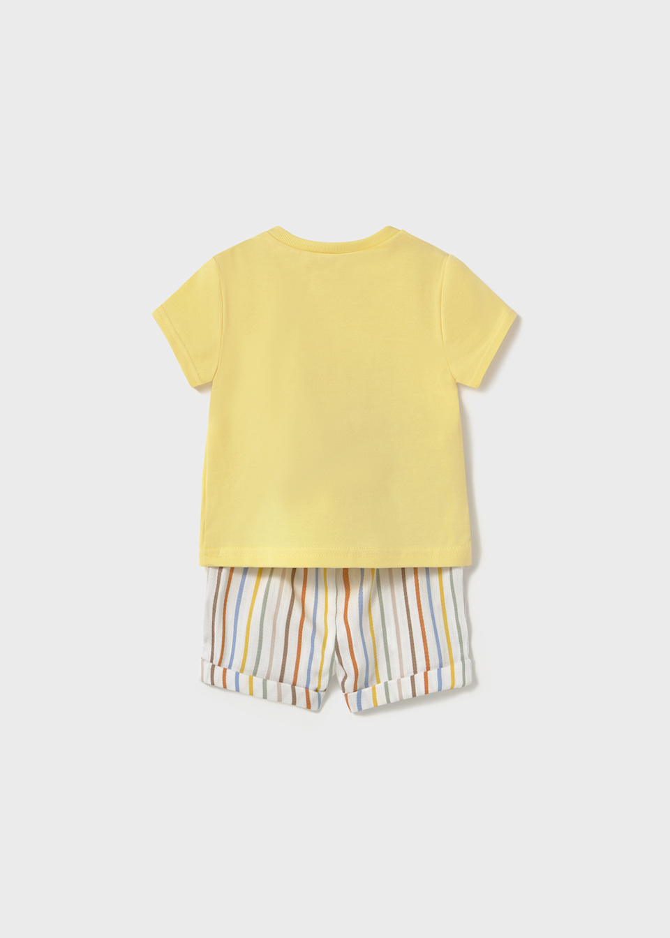 Newborn boy printed shorts and t-shirt set