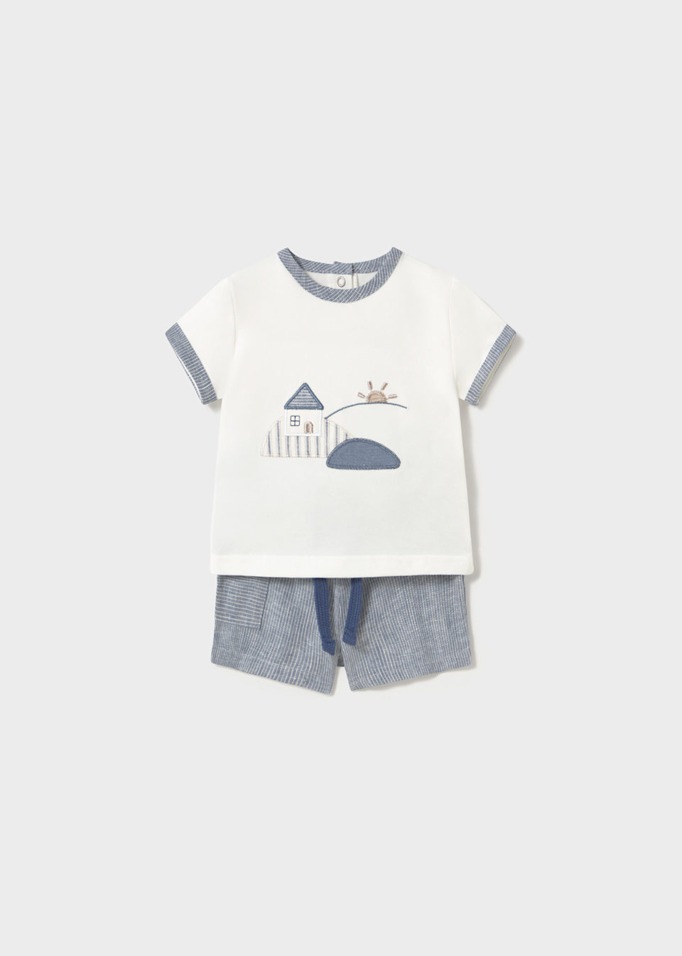 Newborn boy shorts and T-shirt set