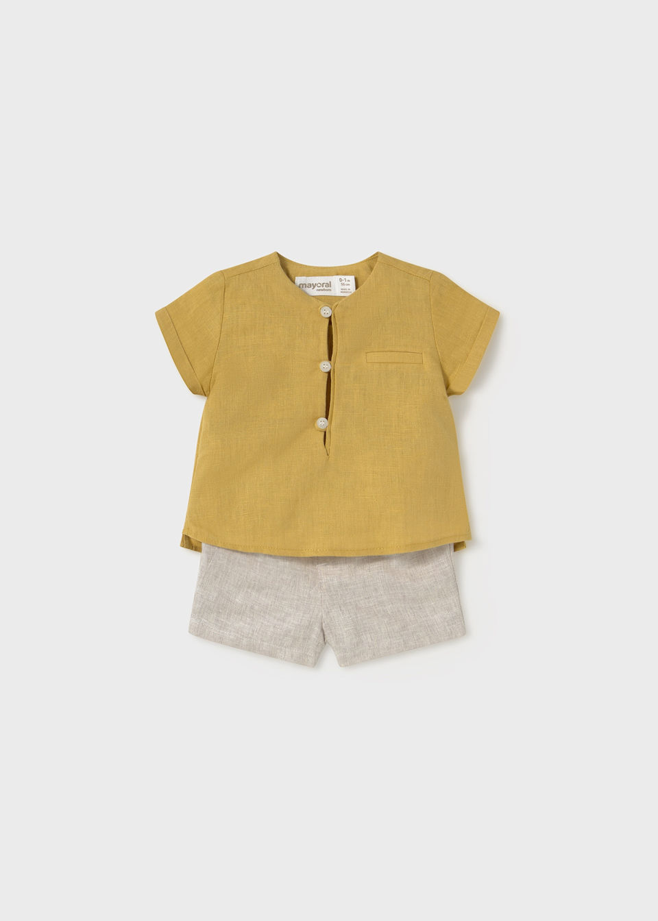 Newborn boy shorts and t-shirt set