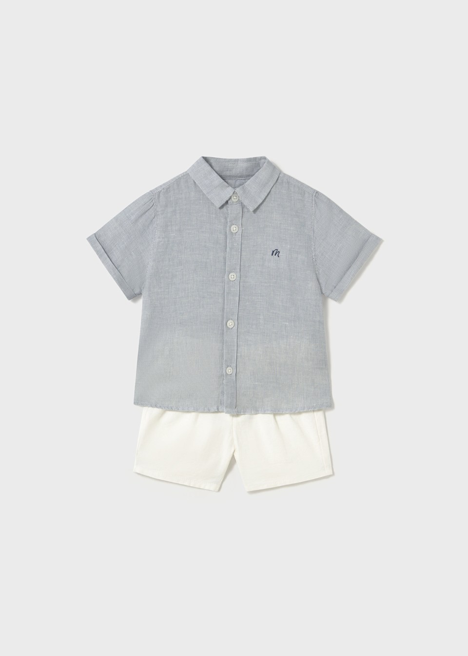 Ensemble bermuda et chemise habillée bébé