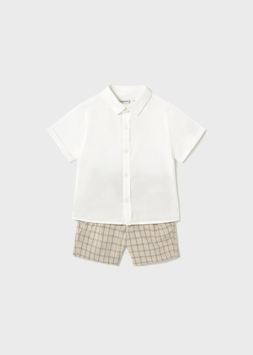 Ensemble bermuda et chemise habillée bébé