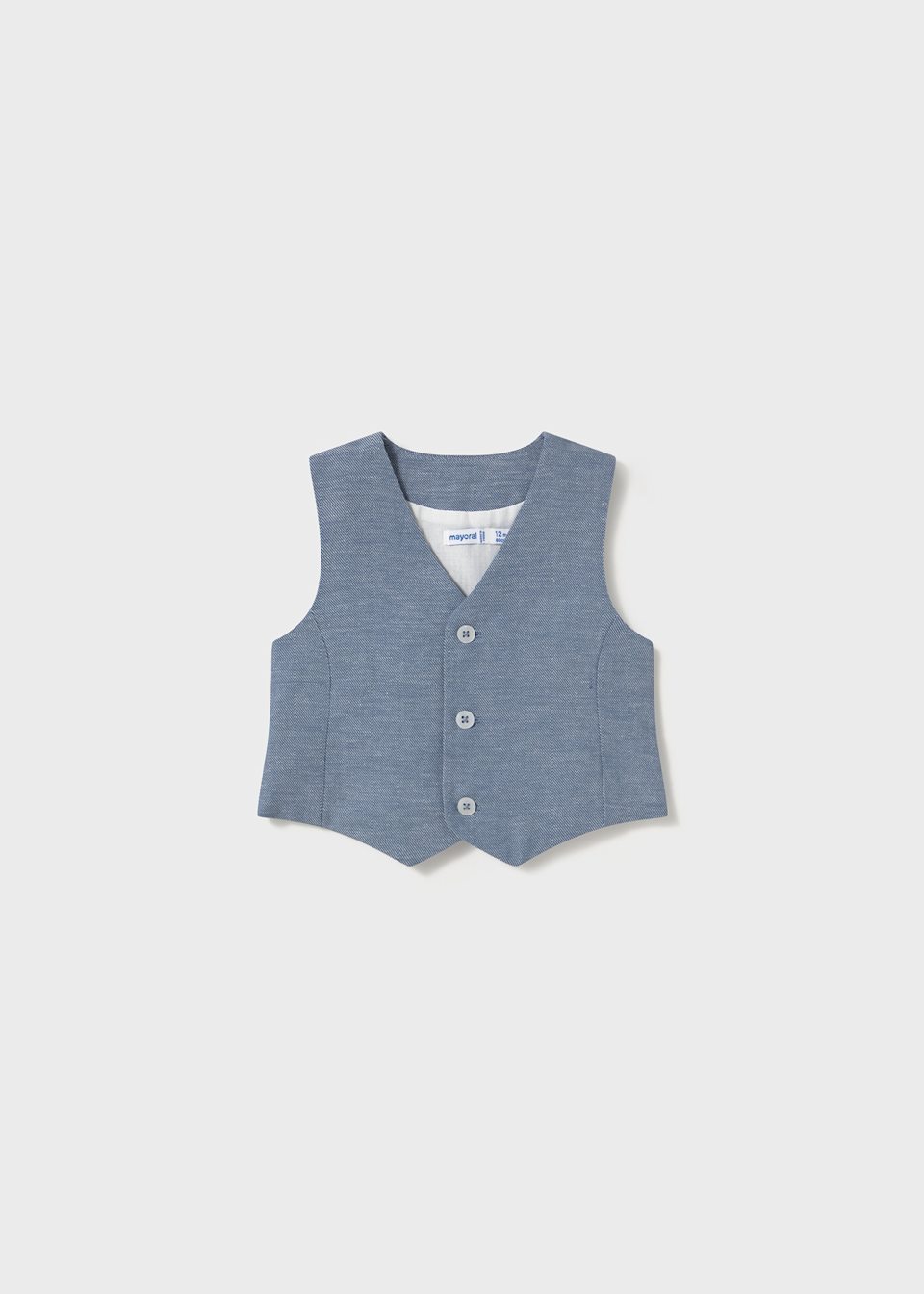 Gilet habillé en lin bébé
