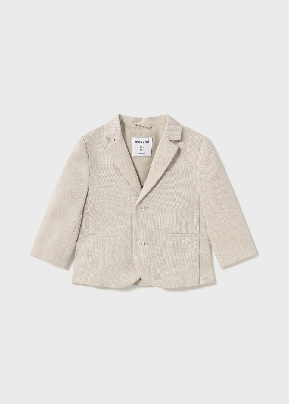 Baby linen blazer