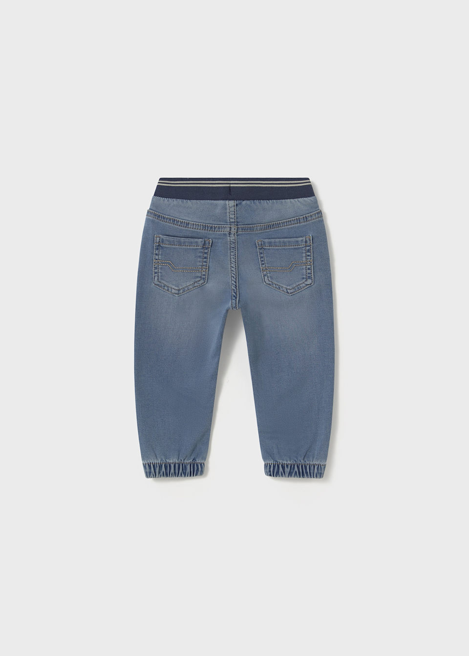 Pantalon en denim taille élastique bébé