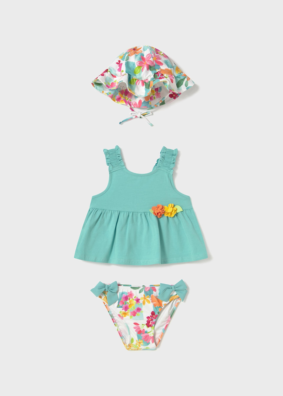 Set 3 piese de baie cu protectie solara bebe