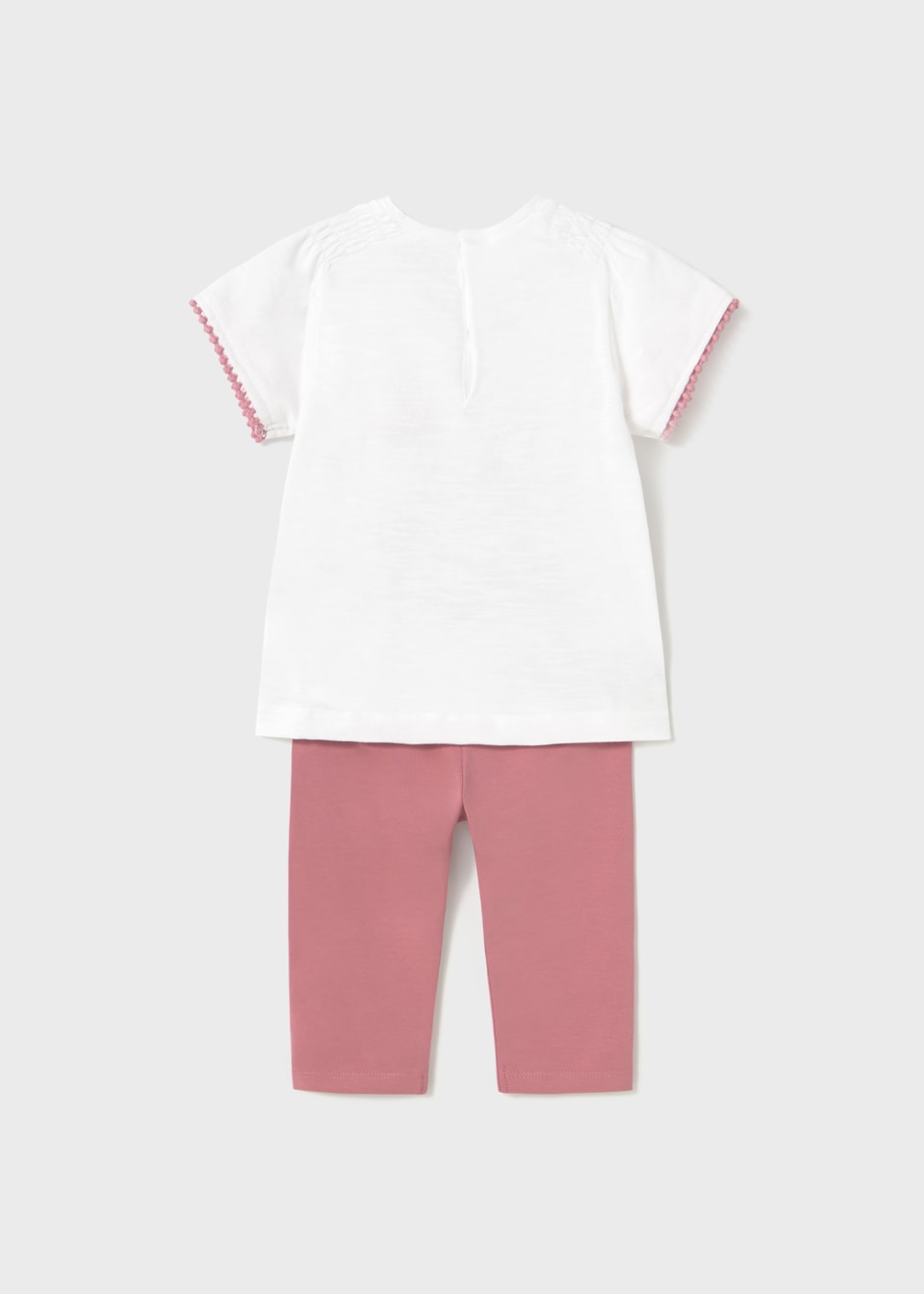 Conjunto legging liso y playera bebé