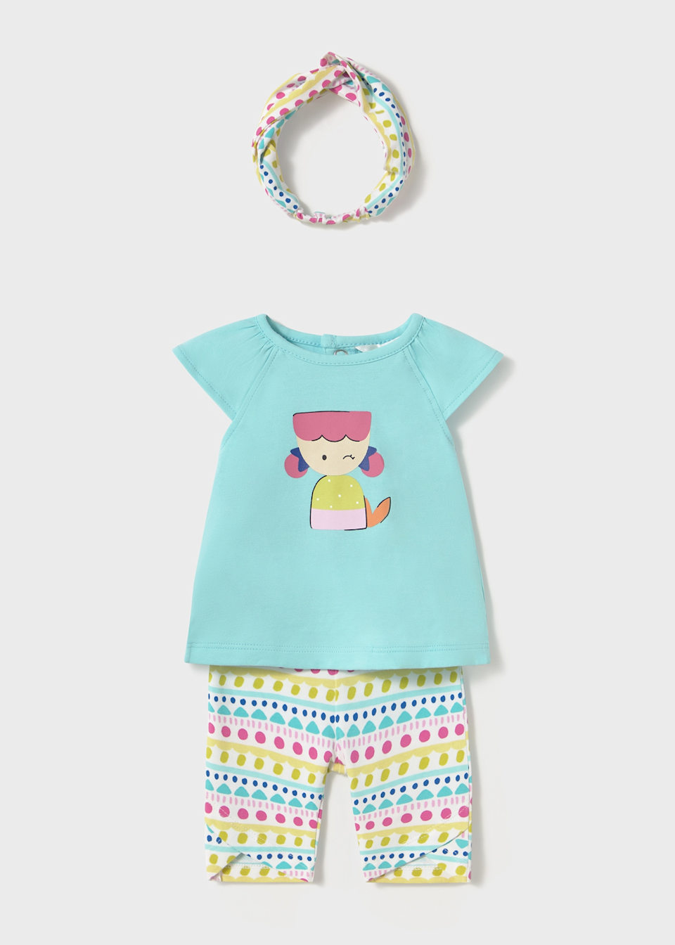 Newborn girl 3 piece set with headband